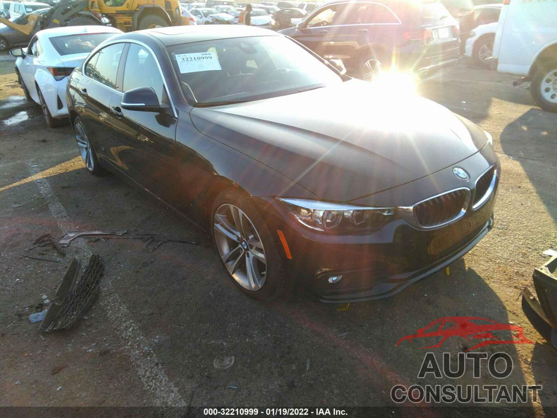 BMW 4 SERIES 2019 - WBA4J1C50KBM15383