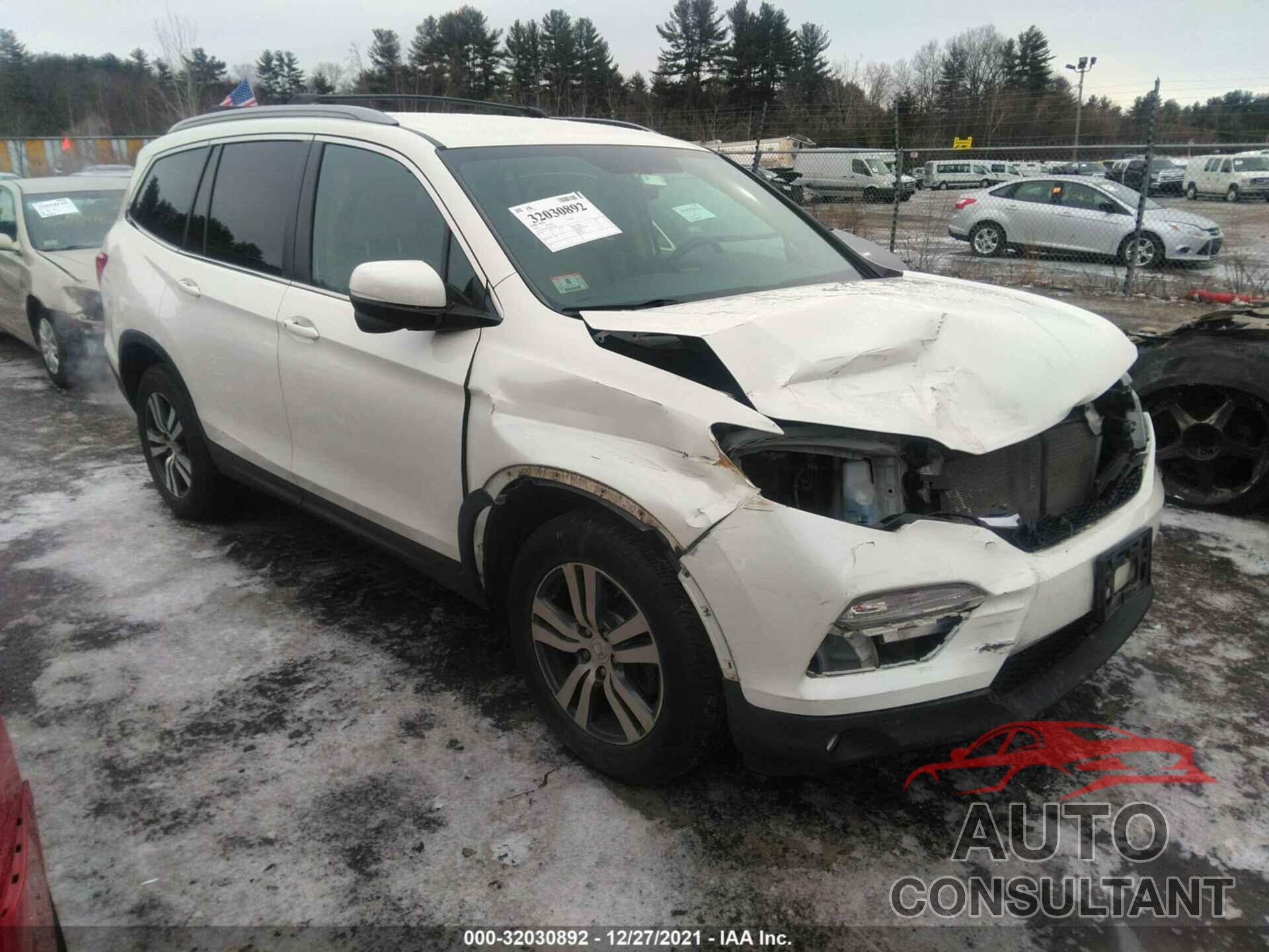 HONDA PILOT 2016 - 5FNYF6H39GB104260