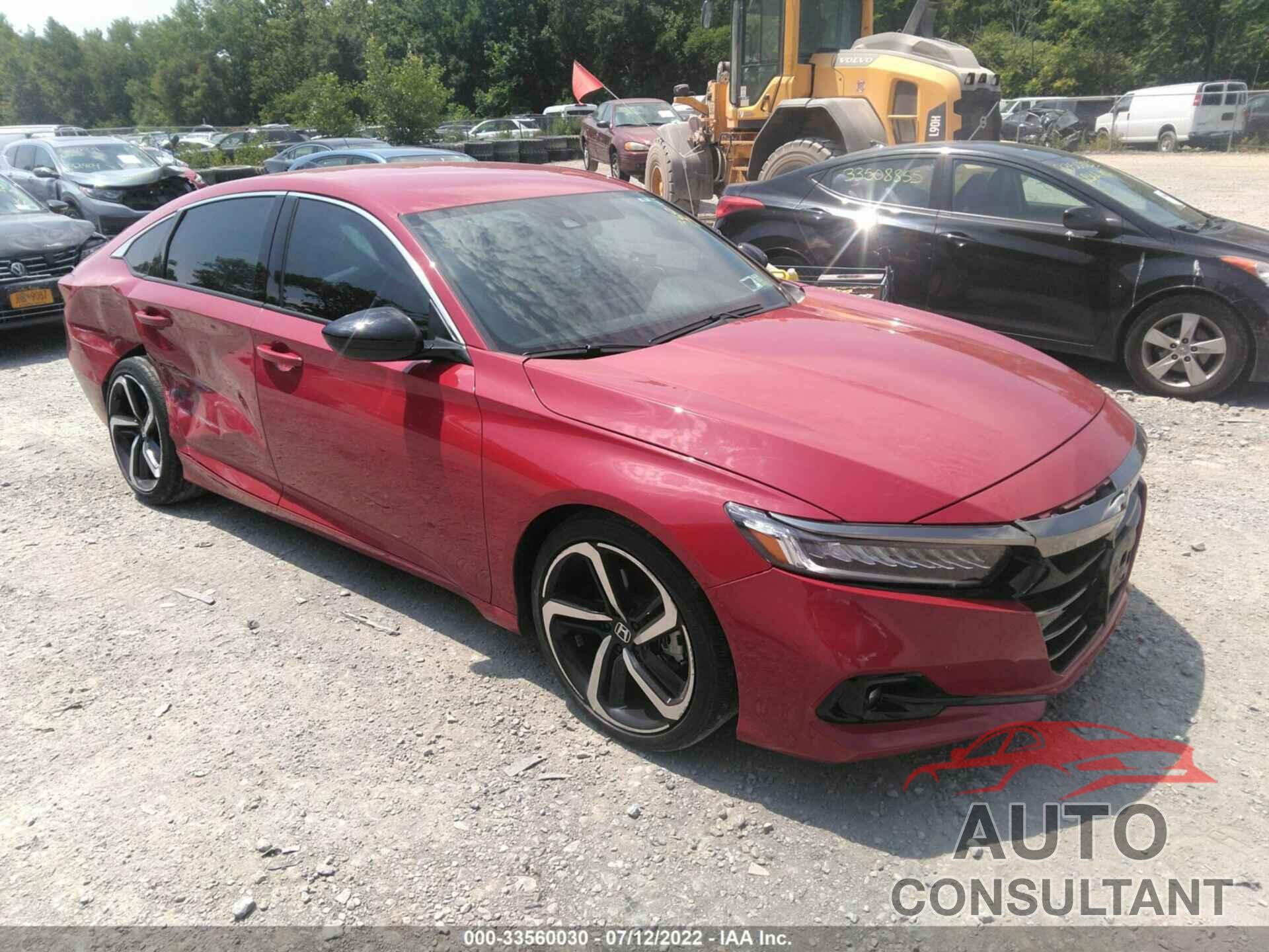 HONDA ACCORD SEDAN 2021 - 1HGCV1F30MA044068