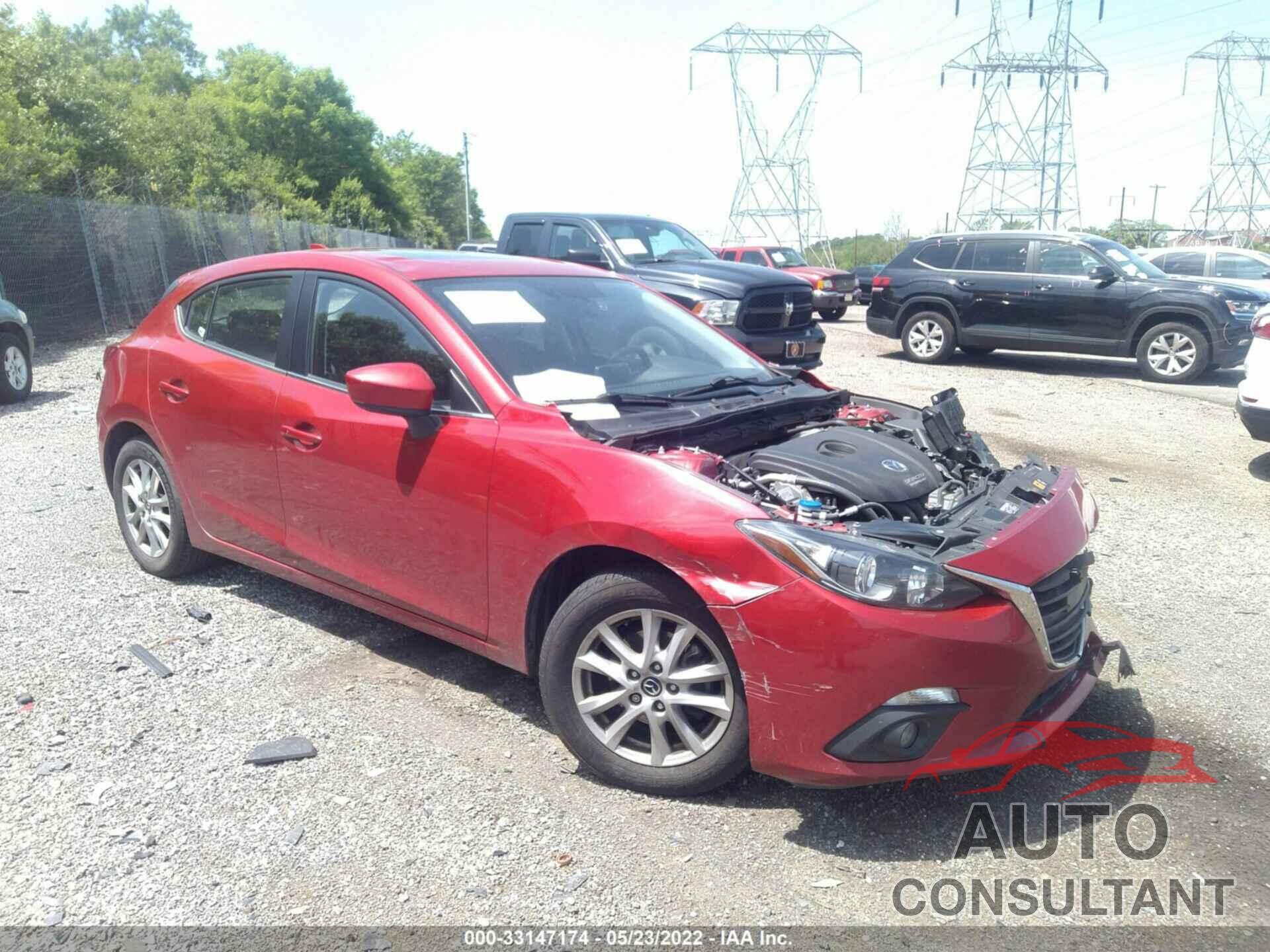 MAZDA MAZDA3 2016 - JM1BM1N74G1326736