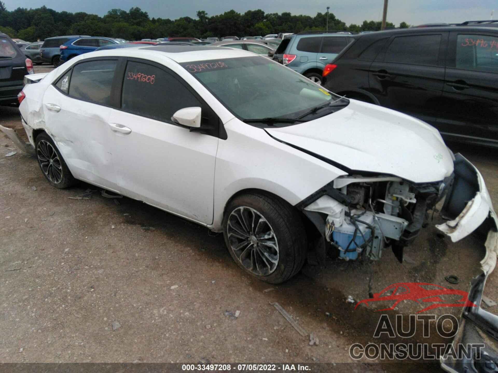 TOYOTA COROLLA 2016 - 2T1BURHE4GC733881