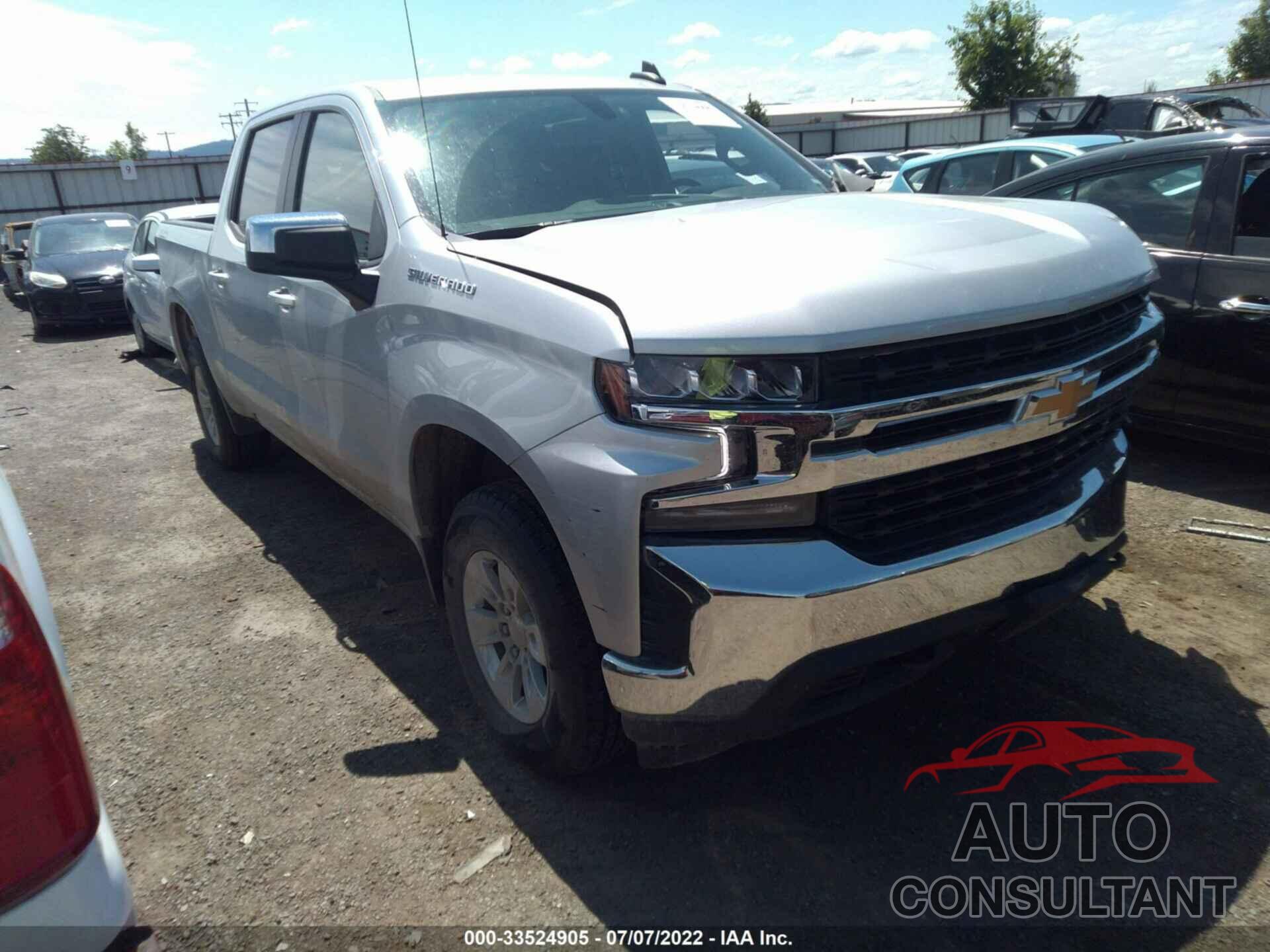 CHEVROLET SILVERADO 1500 2021 - 1GCUYDED5MZ327833