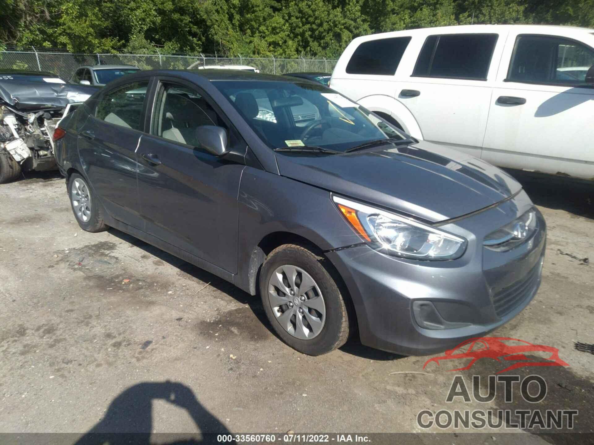 HYUNDAI ACCENT 2017 - KMHCT4AEXHU242655