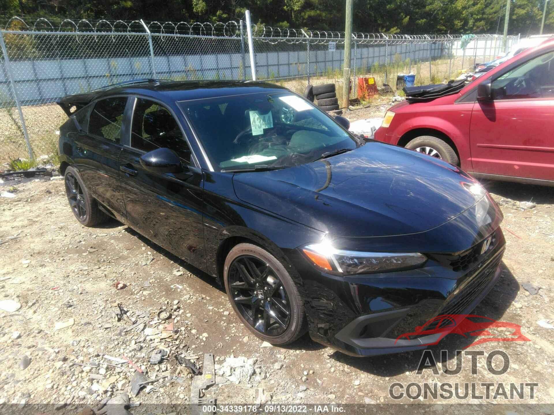 HONDA CIVIC HATCHBACK 2022 - 19XFL2H85NE017124