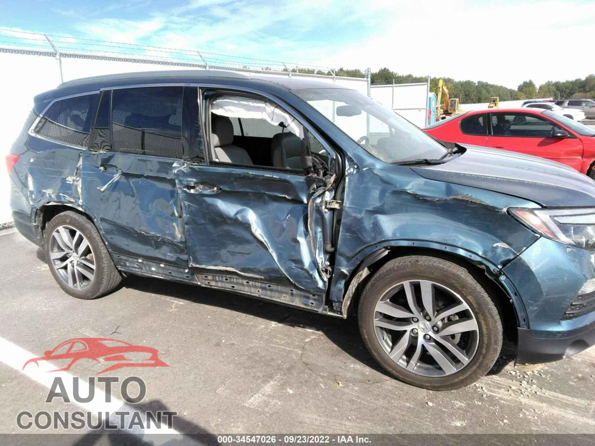 HONDA PILOT 2017 - 5FNYF6H97HB014854