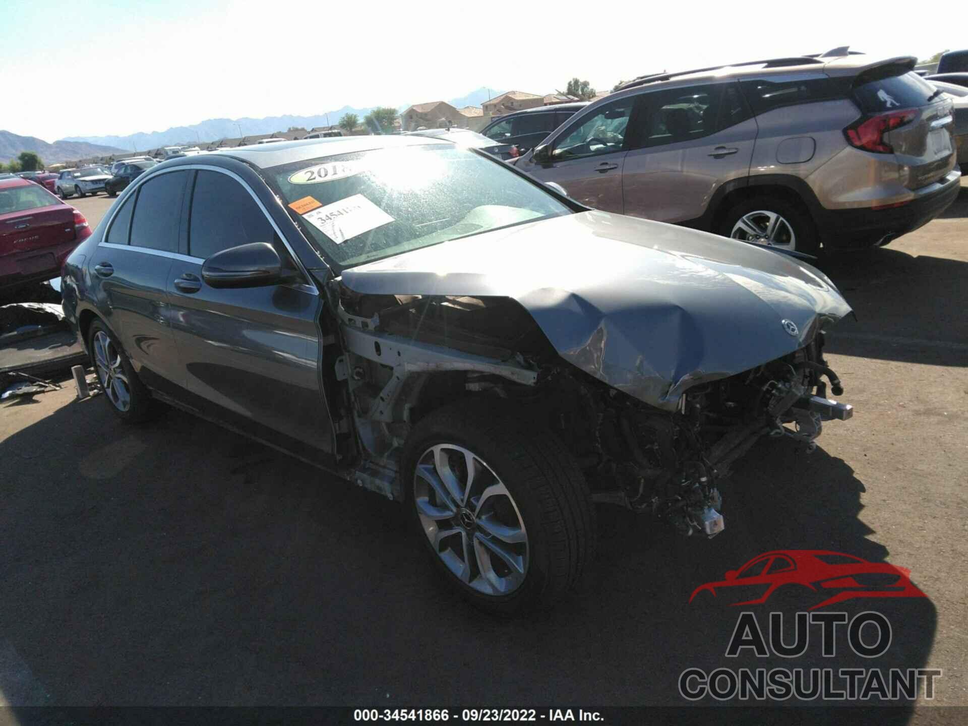 MERCEDES-BENZ C-CLASS 2018 - 55SWF4JBXJU235233