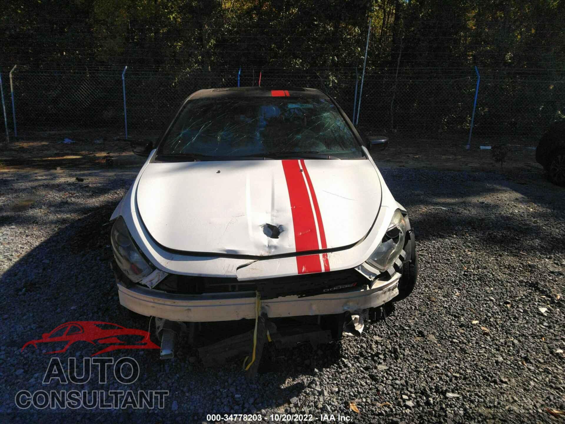 DODGE DART 2016 - 1C3CDFFA8GD817437