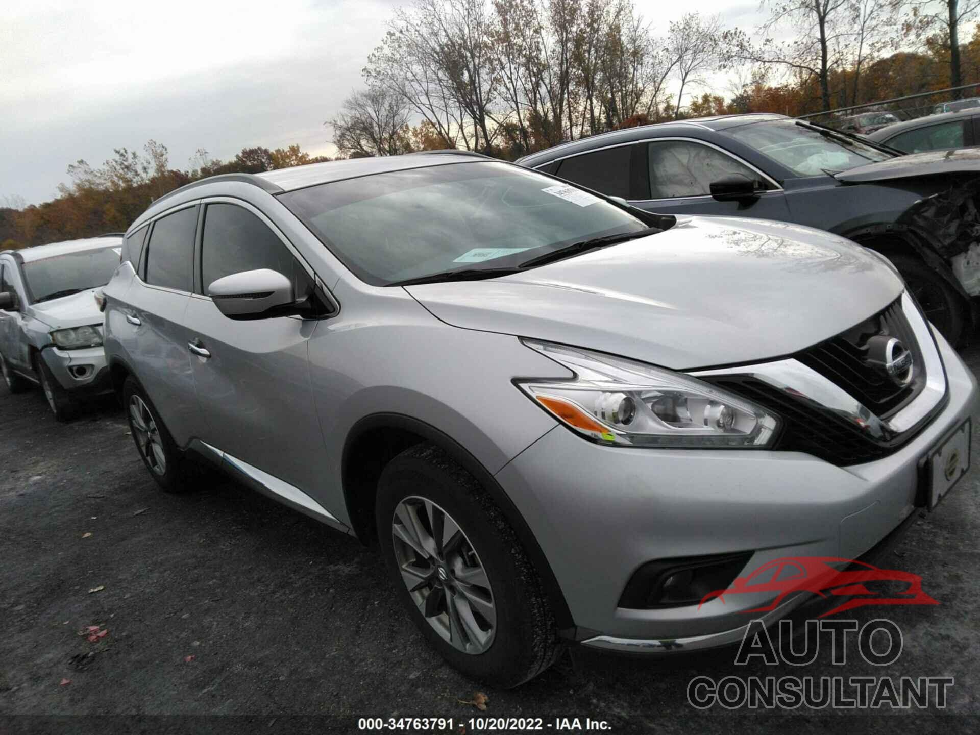 NISSAN MURANO 2016 - 5N1AZ2MH5GN117569