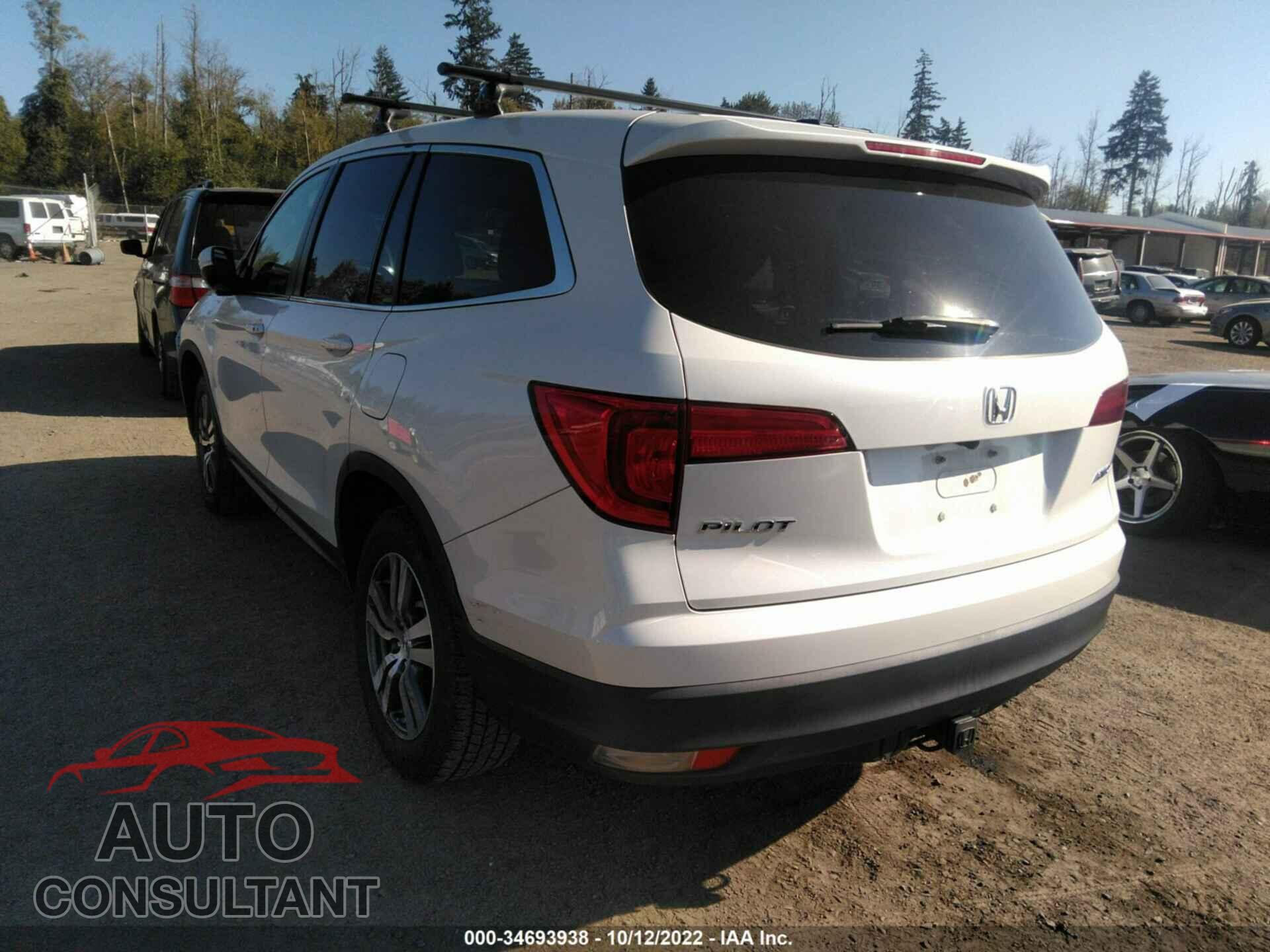 HONDA PILOT 2017 - 5FNYF6H58HB046855