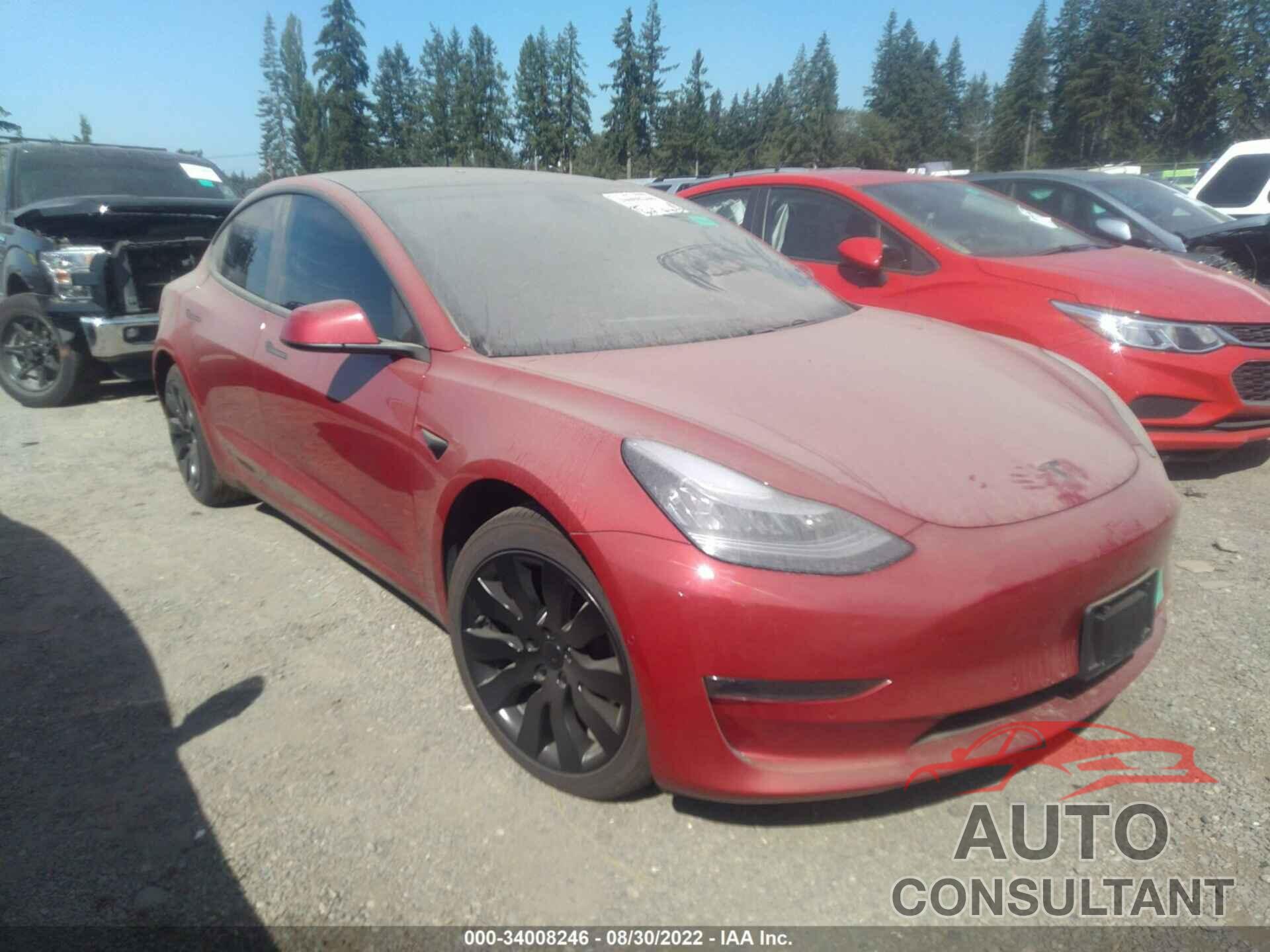 TESLA MODEL 3 2018 - 5YJ3E1EB6JF091664