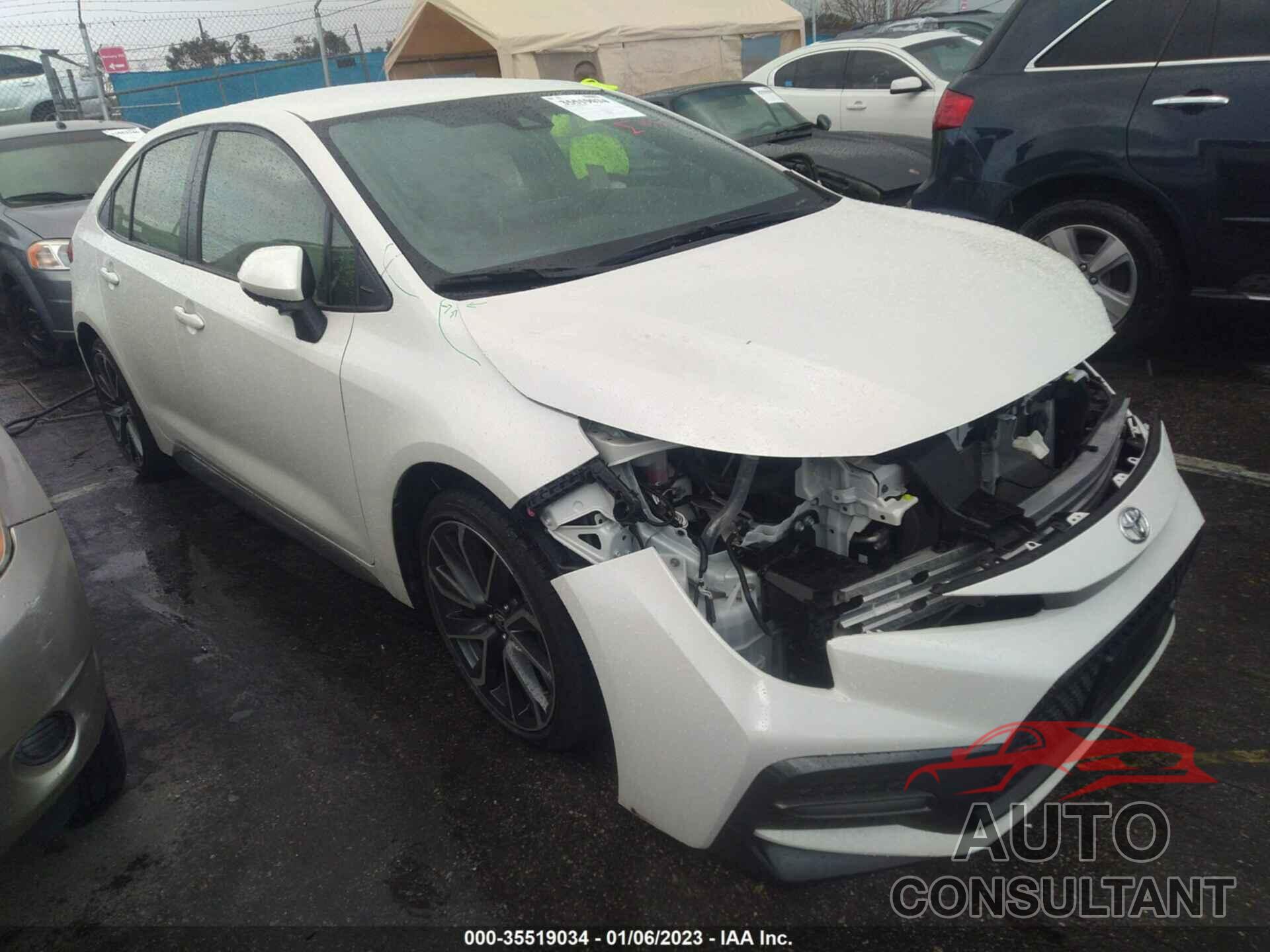 TOYOTA COROLLA 2021 - JTDS4MCE7MJ077640