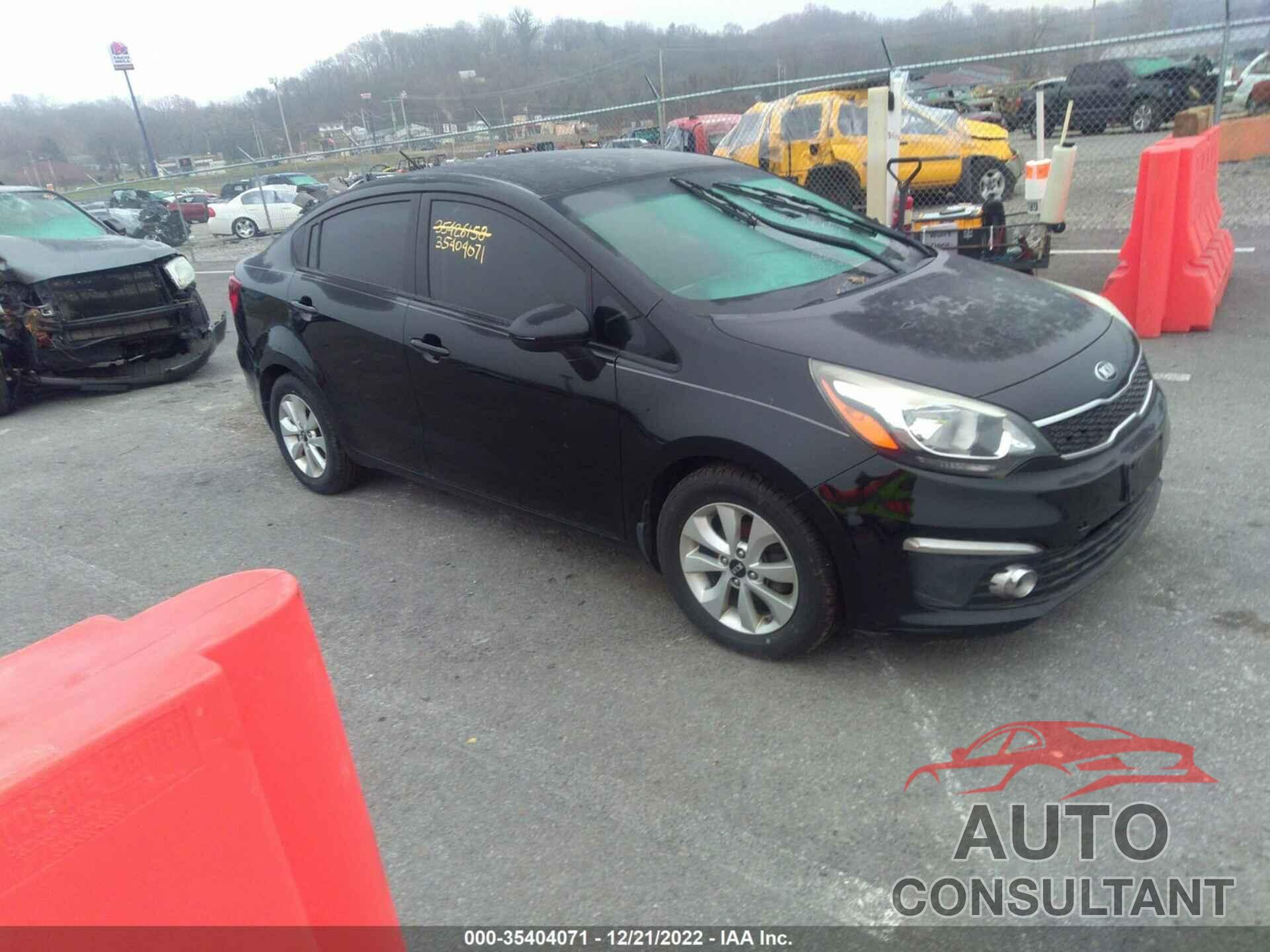 KIA RIO 2016 - KNADN4A37G6569158