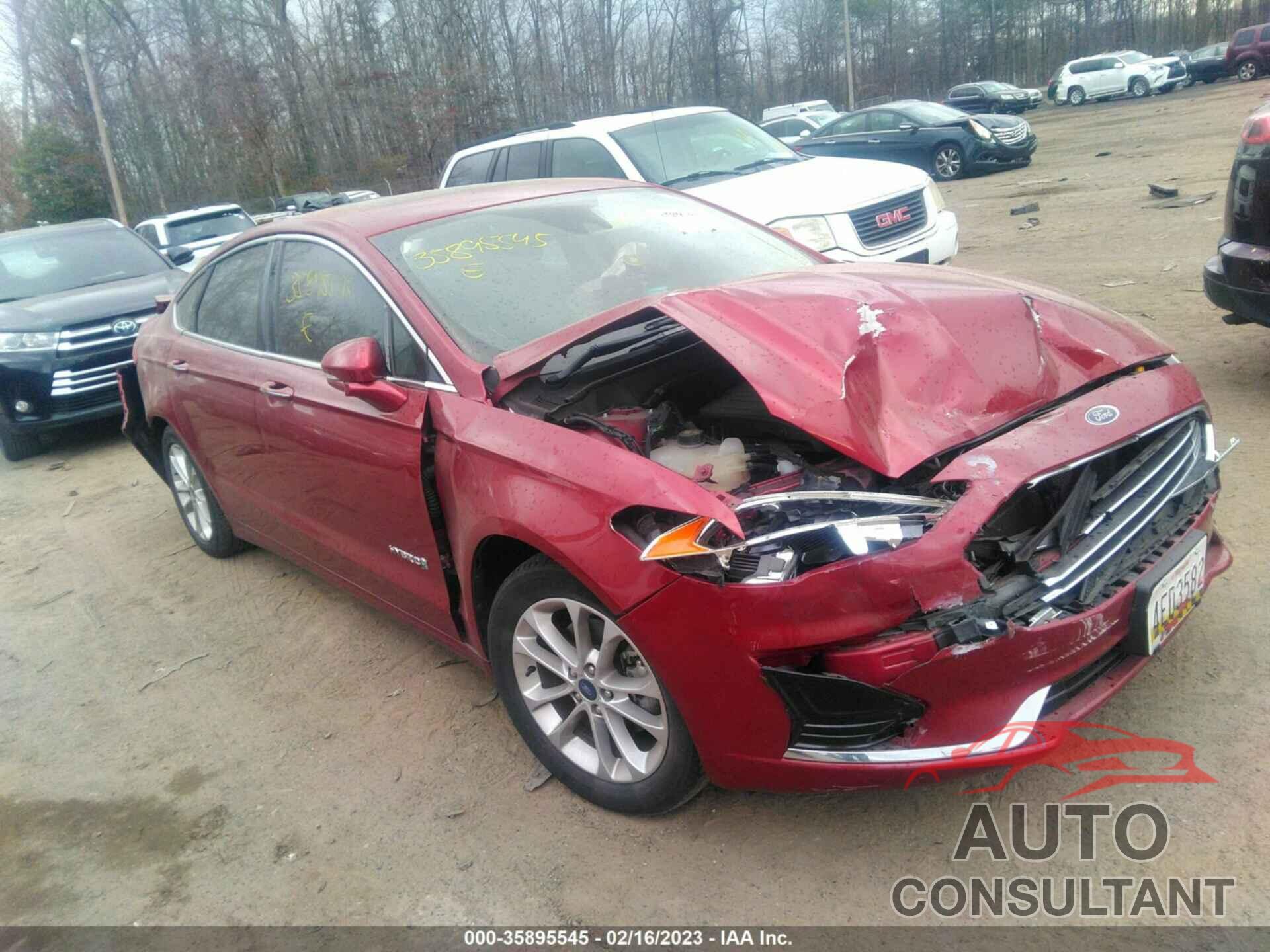 FORD FUSION HYBRID 2019 - 3FA6P0MU2KR256166