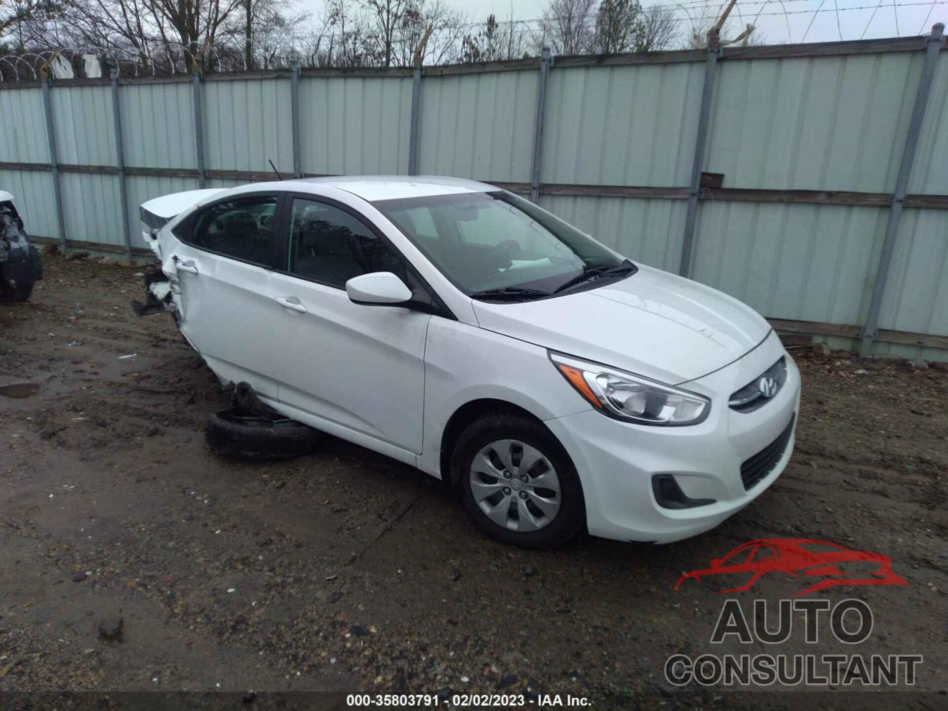 HYUNDAI ACCENT 2017 - KMHCT4AE6HU193325