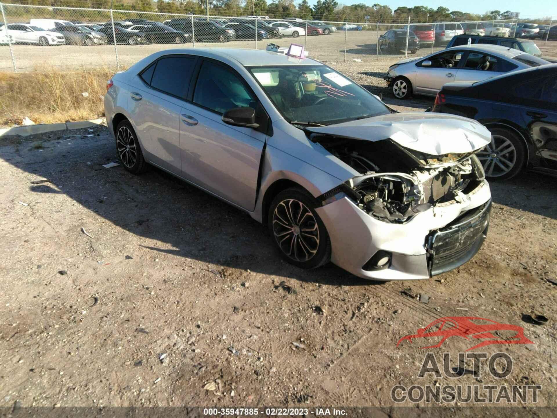 TOYOTA COROLLA 2016 - 2T1BURHE7GC633712