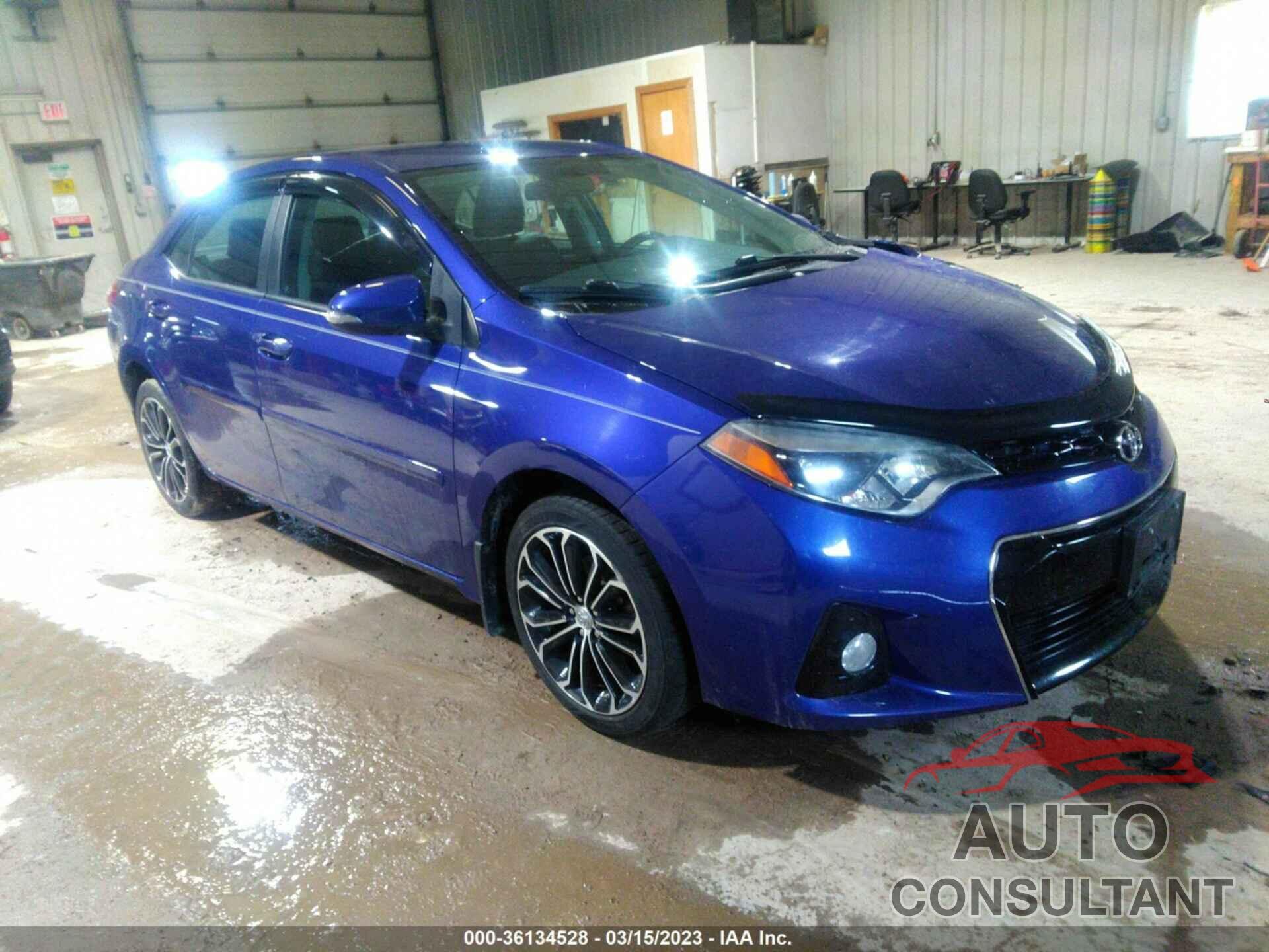 TOYOTA COROLLA 2016 - 2T1BURHE2GC529998