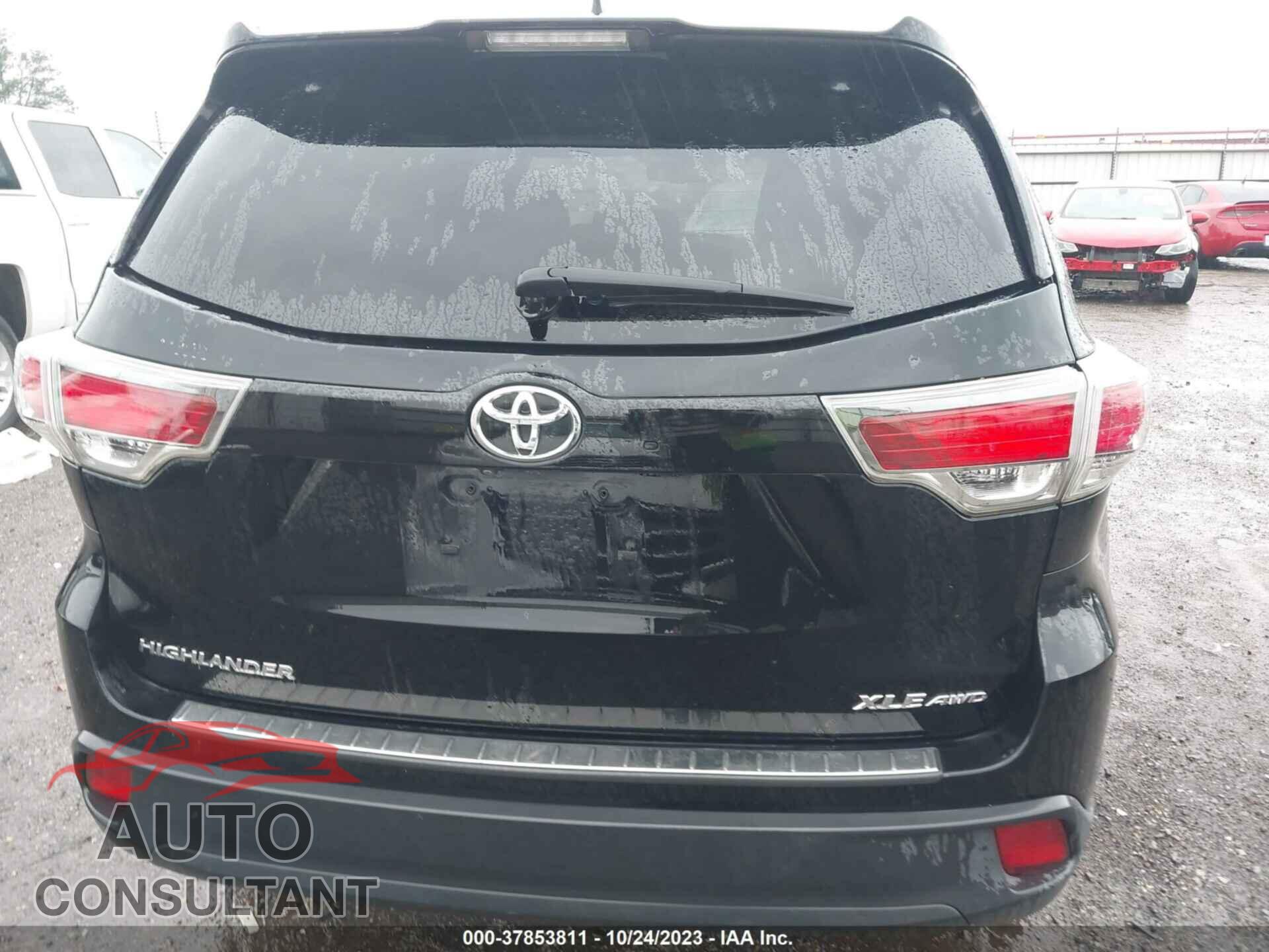 TOYOTA HIGHLANDER 2016 - 5TDJKRFH2GS228735