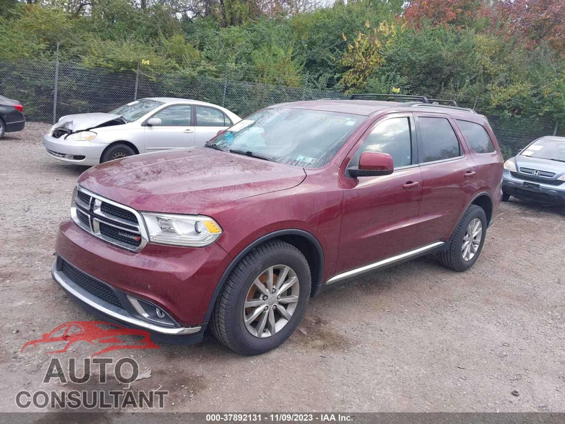 DODGE DURANGO 2017 - 1C4RDJAG9HC814638