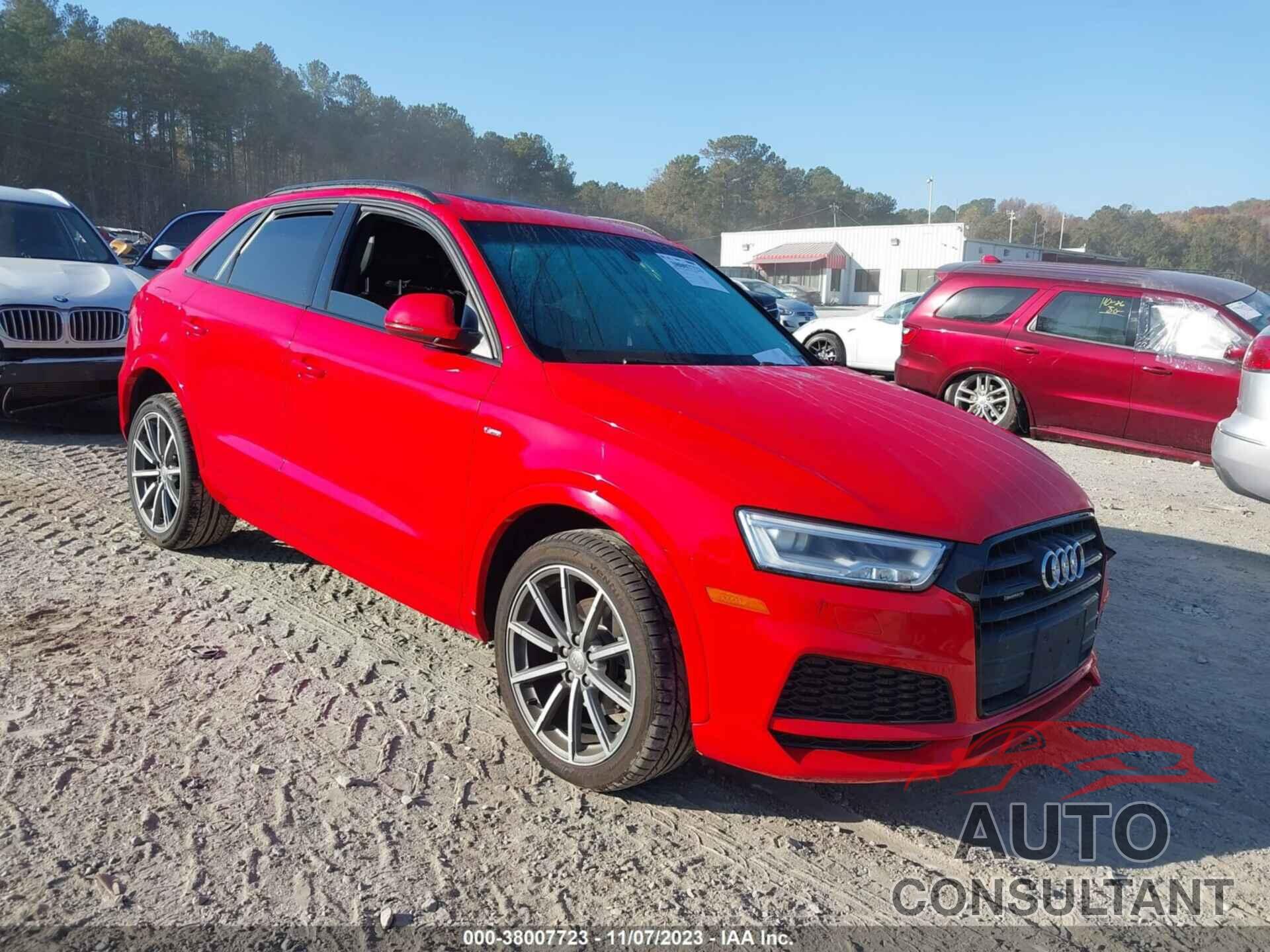 AUDI Q3 2018 - WA1JCCFS2JR001387