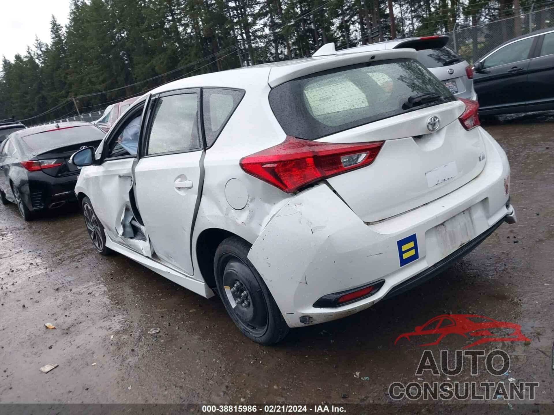 TOYOTA COROLLA IM 2018 - JTNKARJE2JJ563997