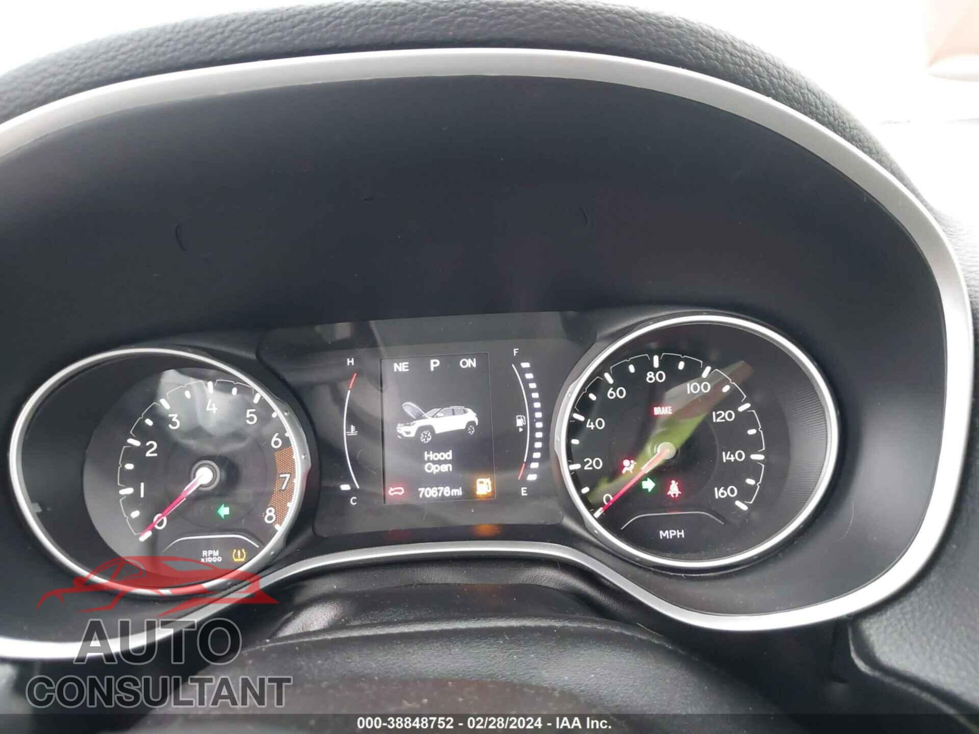 JEEP COMPASS 2019 - 3C4NJDBB2KT800720