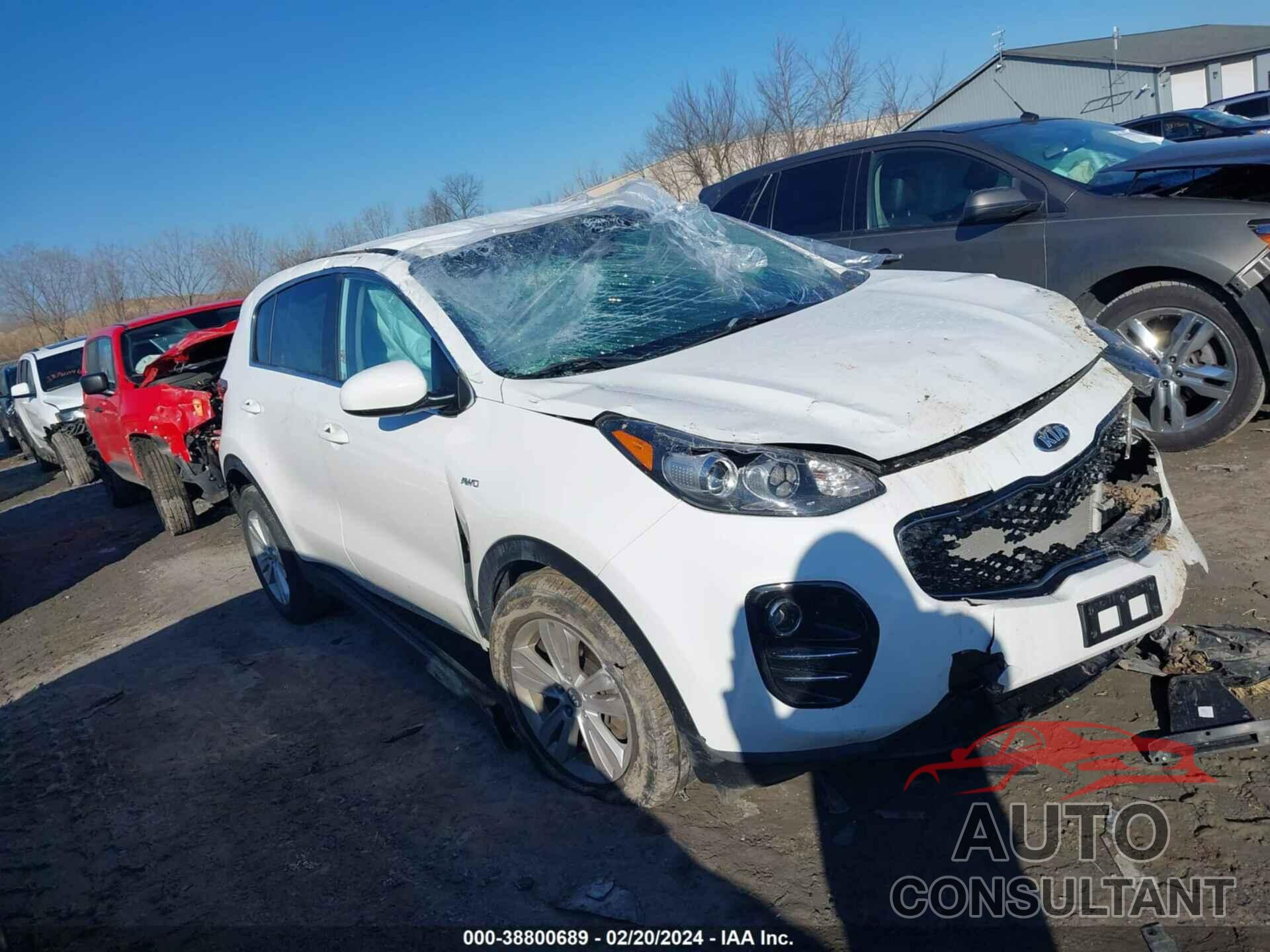 KIA SPORTAGE 2018 - KNDPMCACXJ7482904