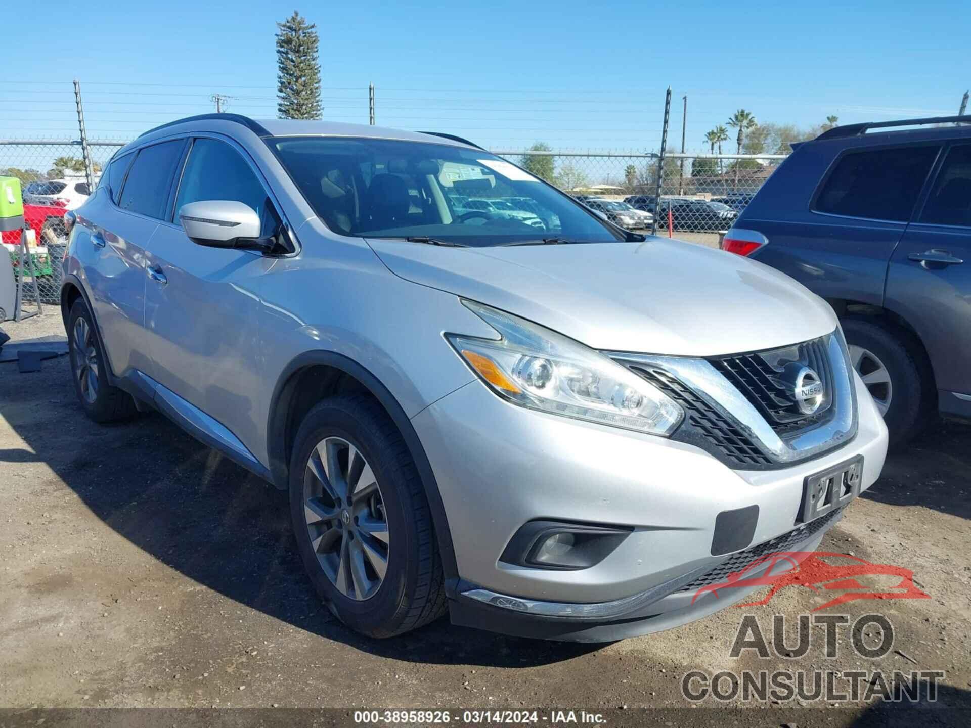 NISSAN MURANO 2017 - 5N1AZ2MG4HN101937