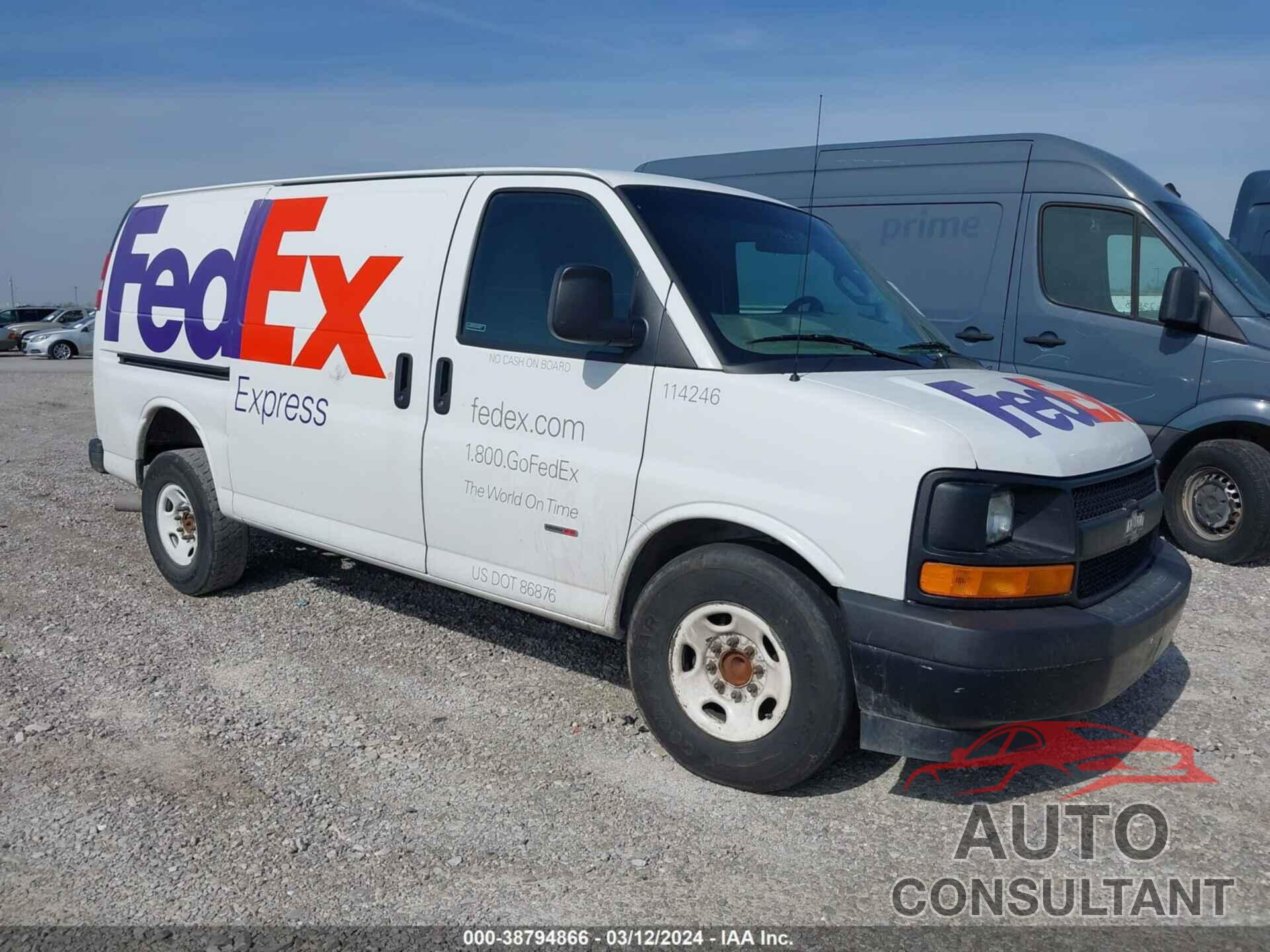 CHEVROLET EXPRESS 2500 2017 - 1GCWGAF16H1203203