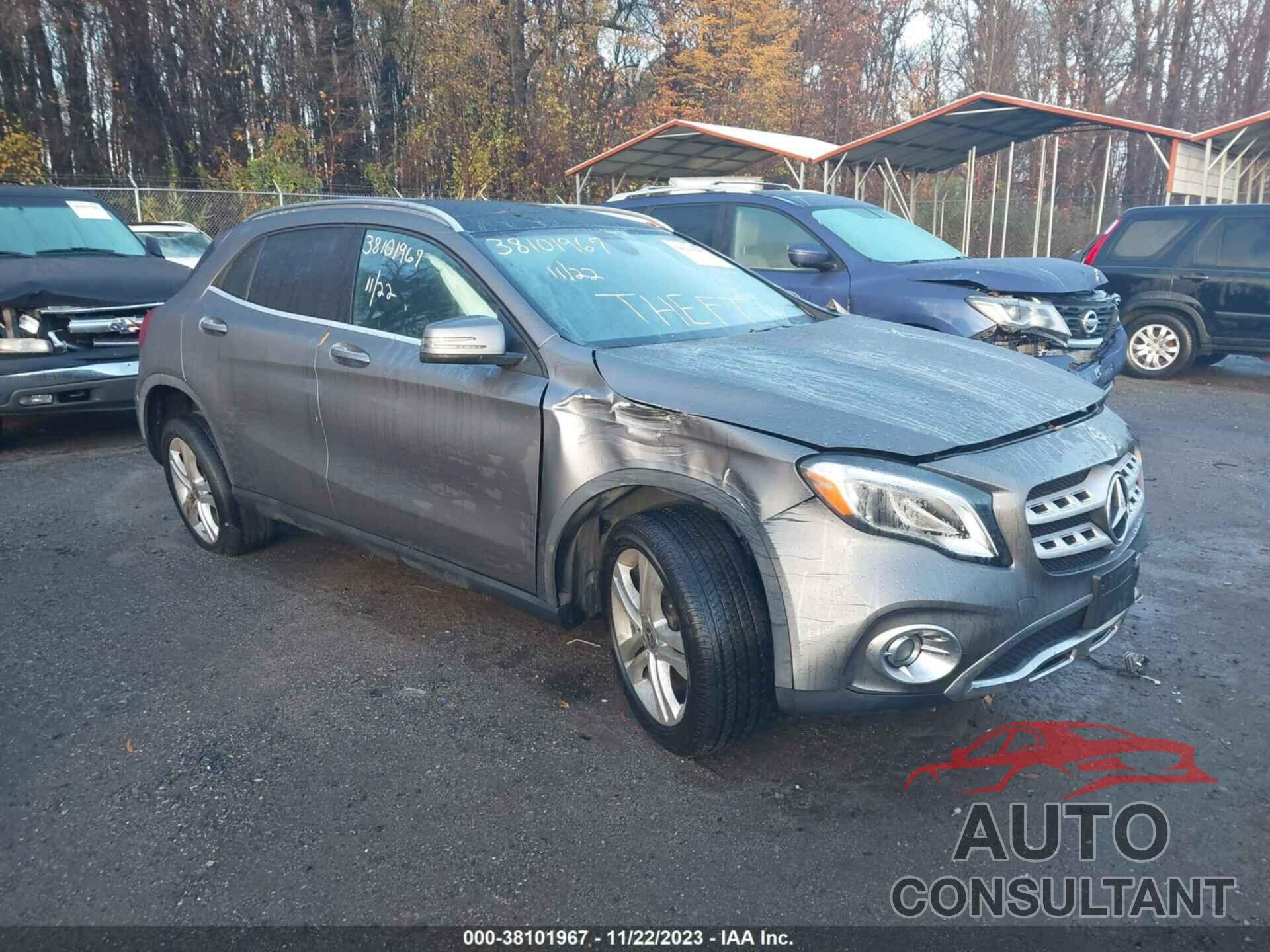 MERCEDES-BENZ GLA 250 2018 - WDCTG4GB7JJ515753
