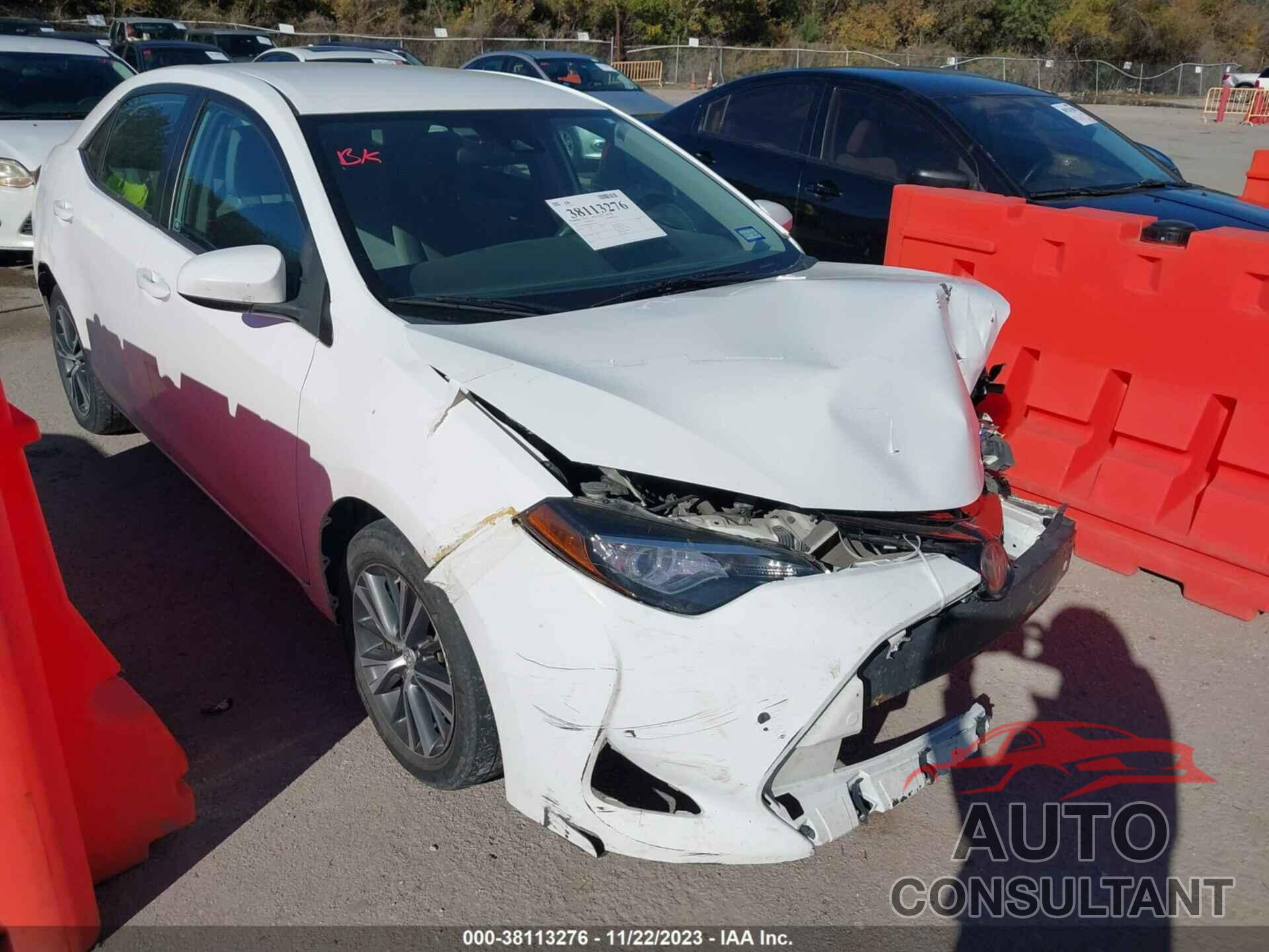 TOYOTA COROLLA 2017 - 2T1BURHE2HC823614