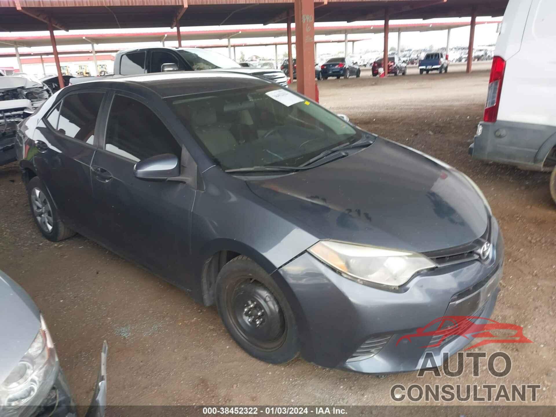 TOYOTA COROLLA 2016 - 5YFBURHE5GP549226