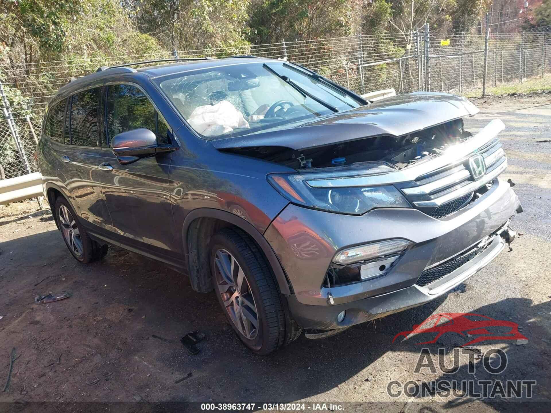 HONDA PILOT 2017 - 5FNYF6H90HB046979