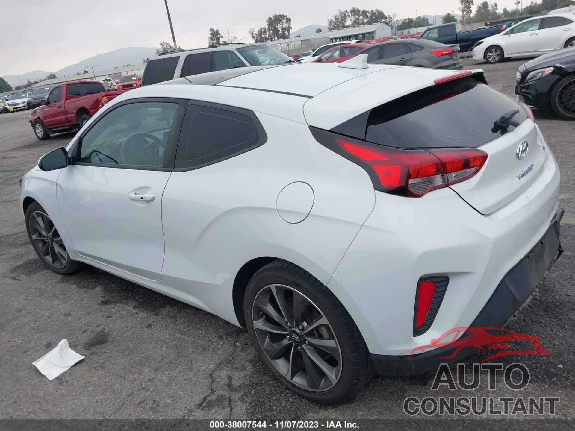 HYUNDAI VELOSTER 2019 - KMHTG6AF1KU015404