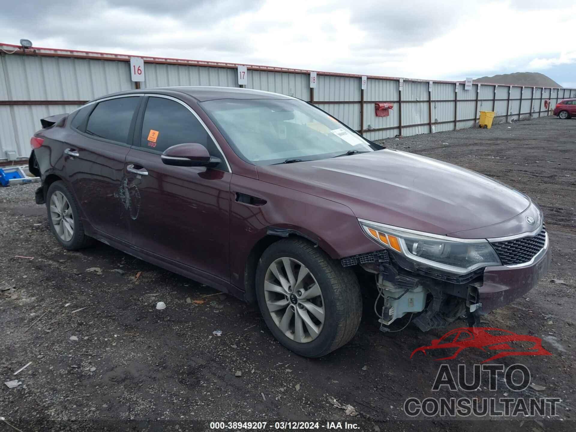 KIA OPTIMA 2017 - 5XXGT4L30HG120670
