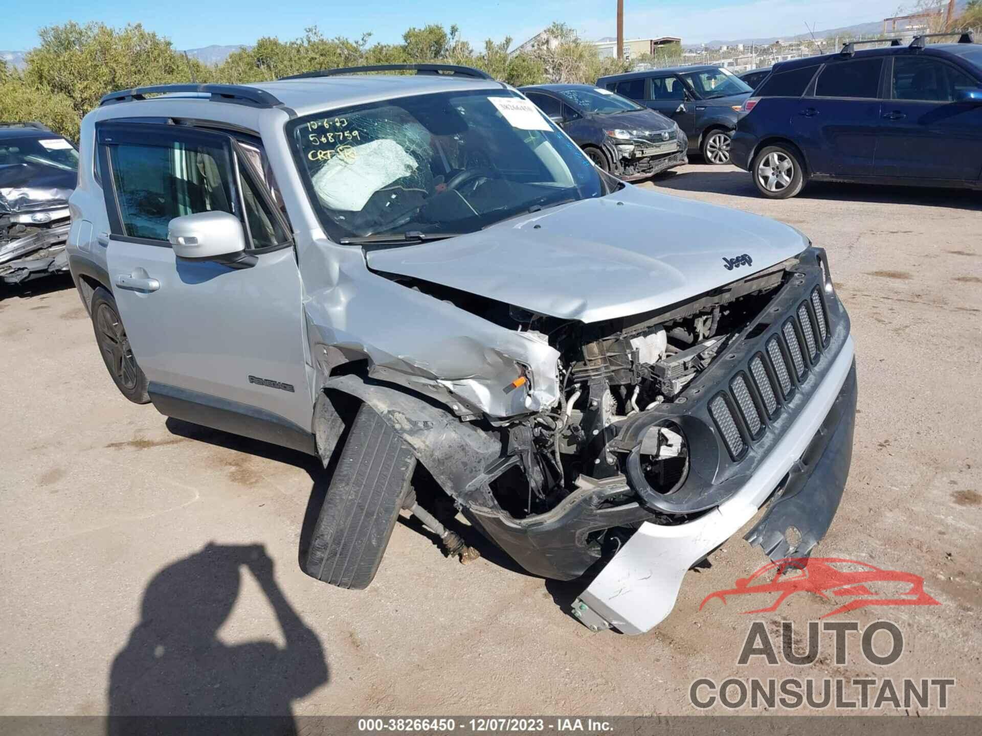 JEEP RENEGADE 2018 - ZACCJABB8JPH23573