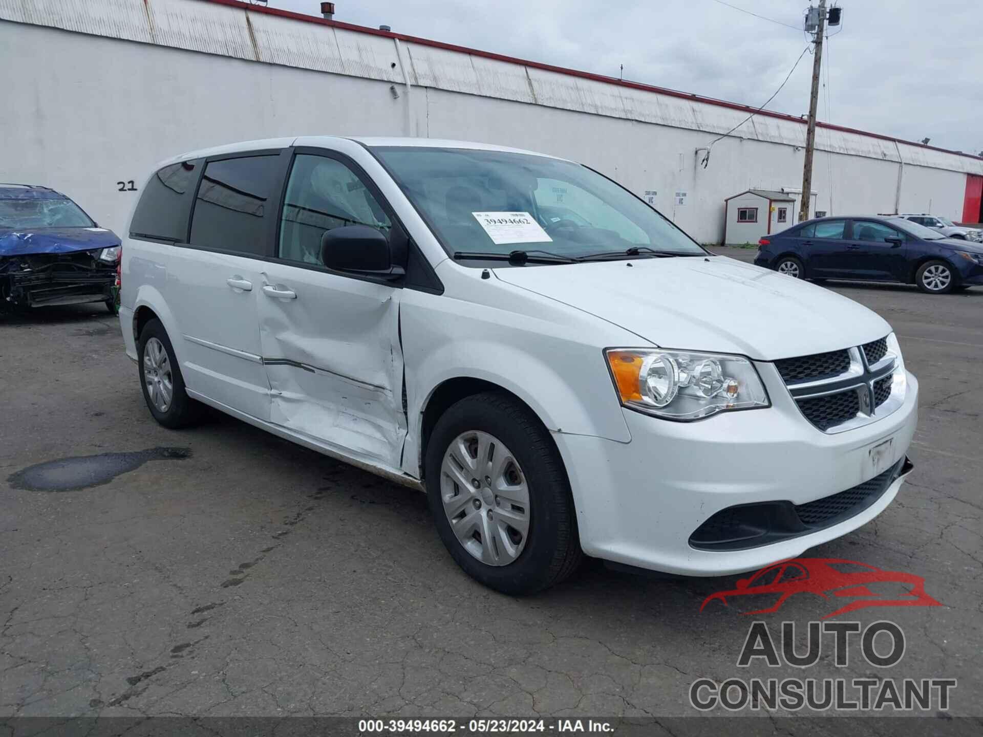 DODGE GRAND CARAVAN 2016 - 2C4RDGBG5GR397722