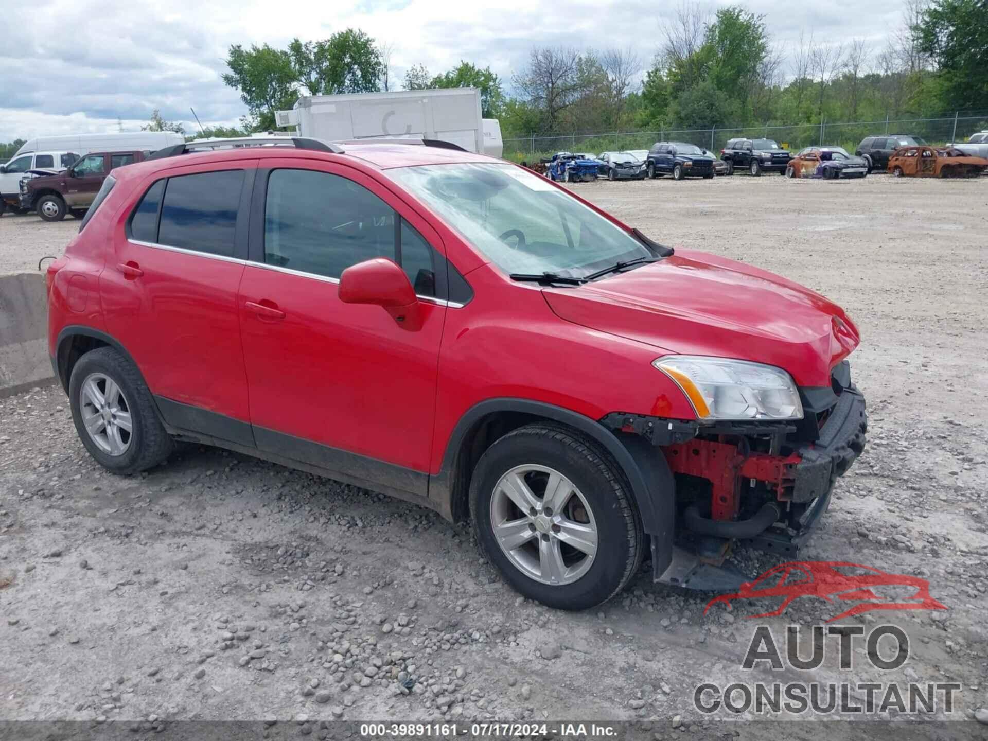 CHEVROLET TRAX 2016 - KL7CJLSB3GB643013