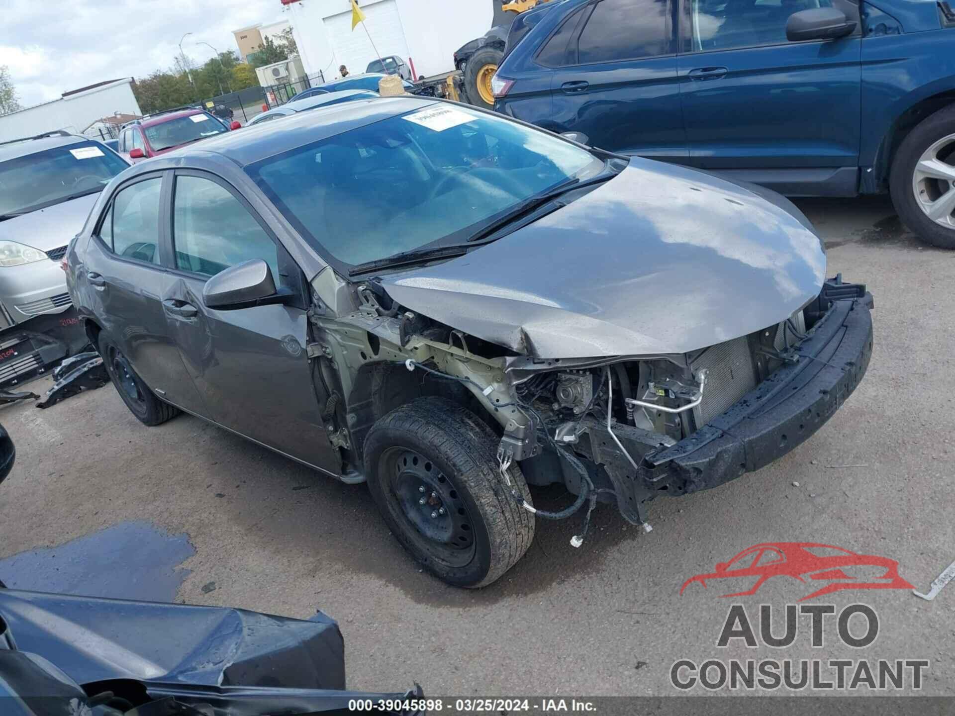 TOYOTA COROLLA 2017 - 2T1BURHE6HC811837
