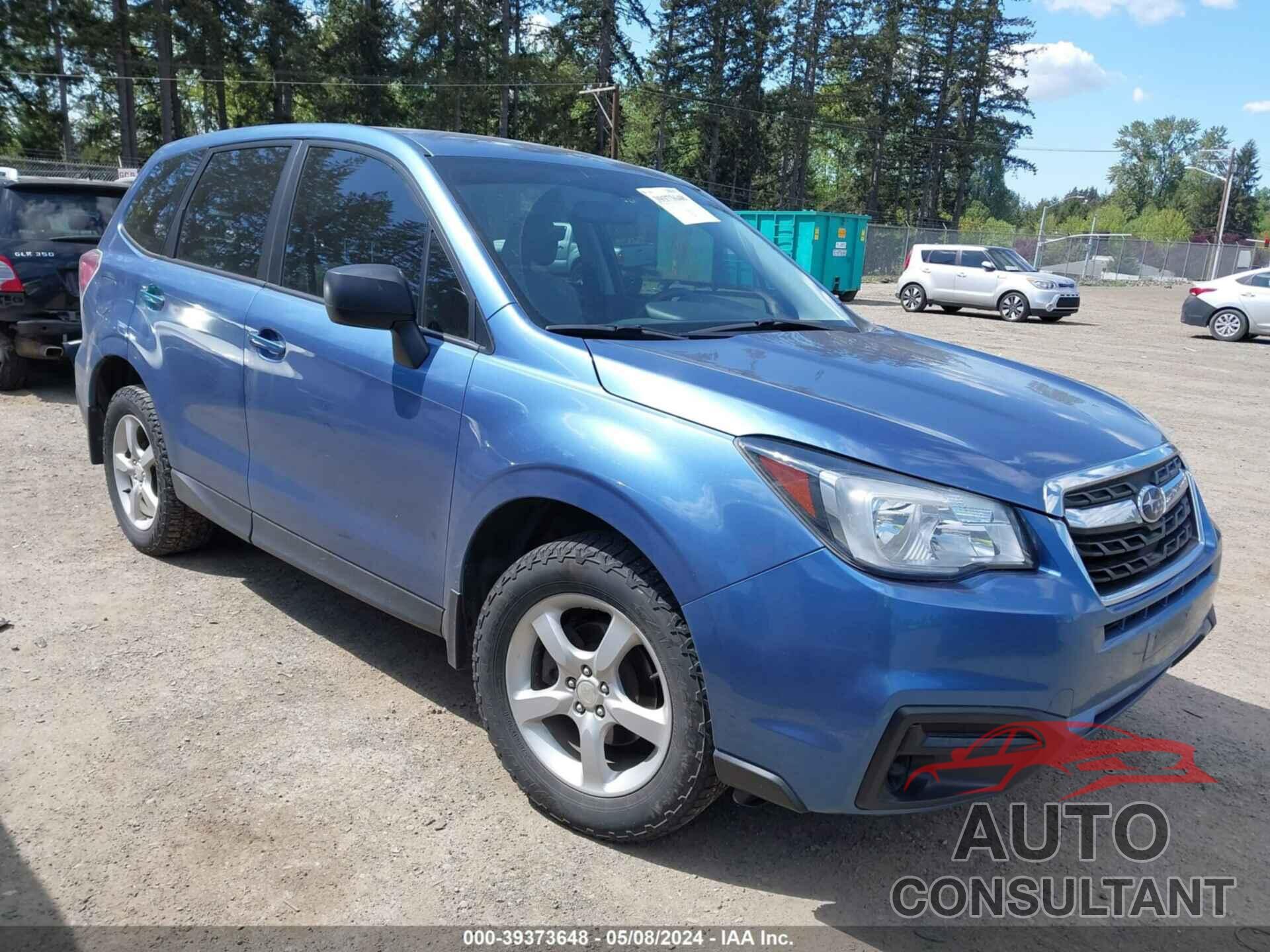 SUBARU FORESTER 2018 - JF2SJAAC3JH581227