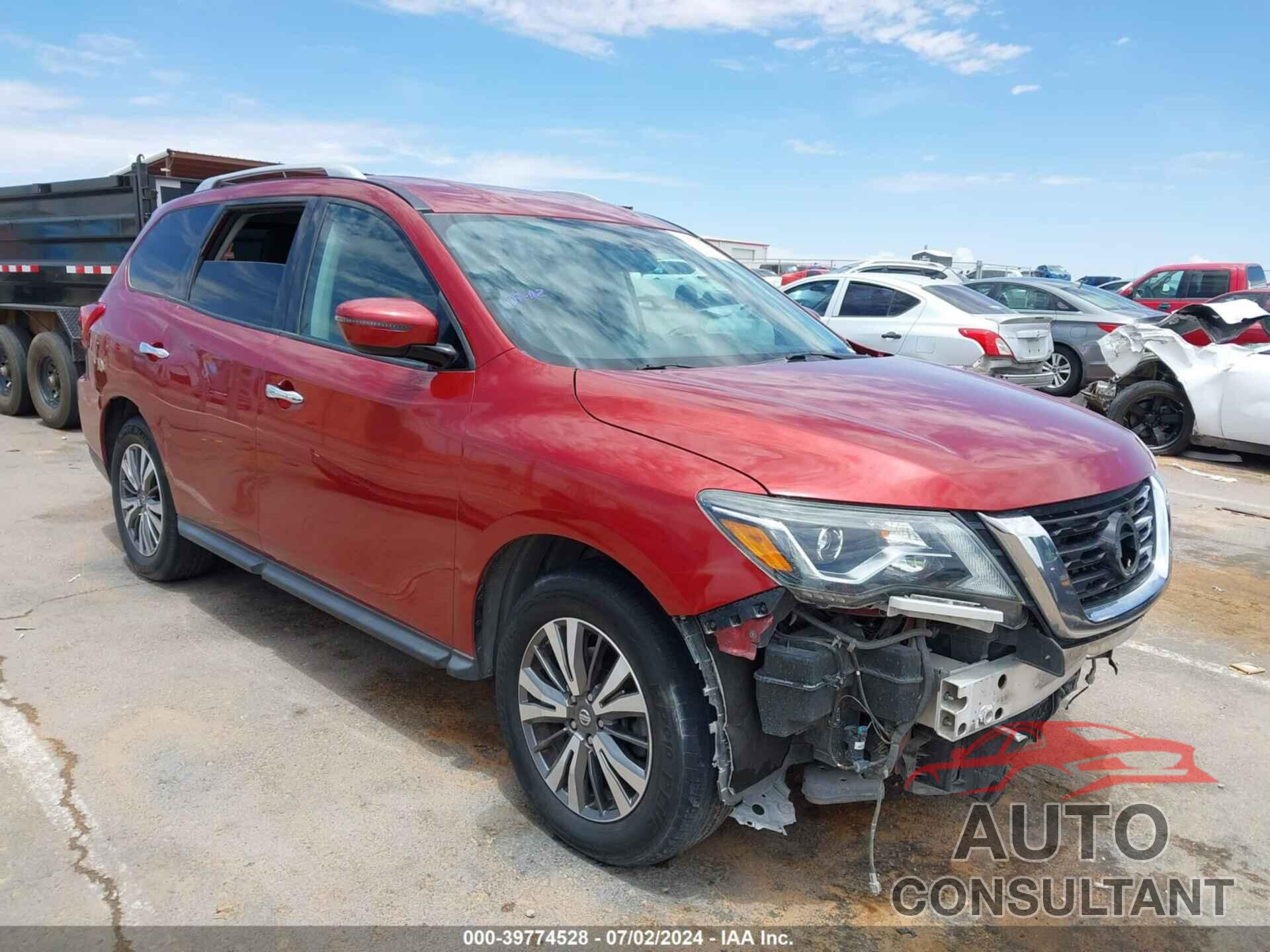 NISSAN PATHFINDER 2017 - 5N1DR2MN1HC625179