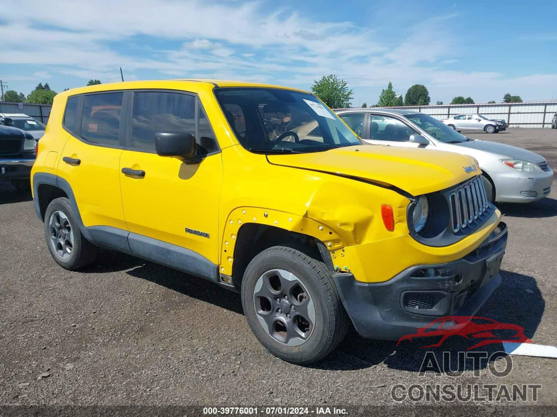 JEEP RENEGADE 2016 - ZACCJBAW8GPC57629