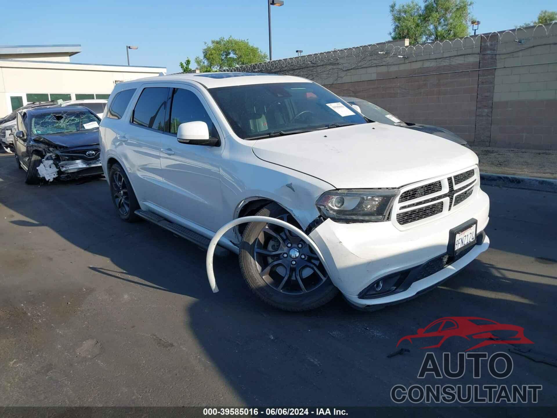 DODGE DURANGO 2016 - 1C4SDJCT2GC423003