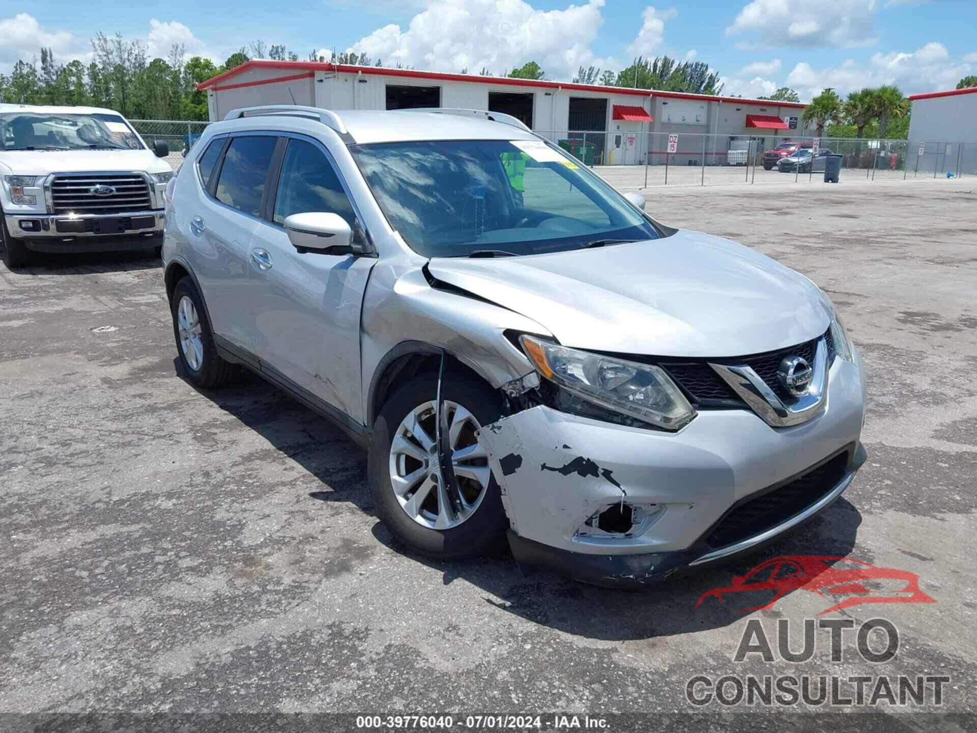 NISSAN ROGUE 2016 - KNMAT2MT3GP661485