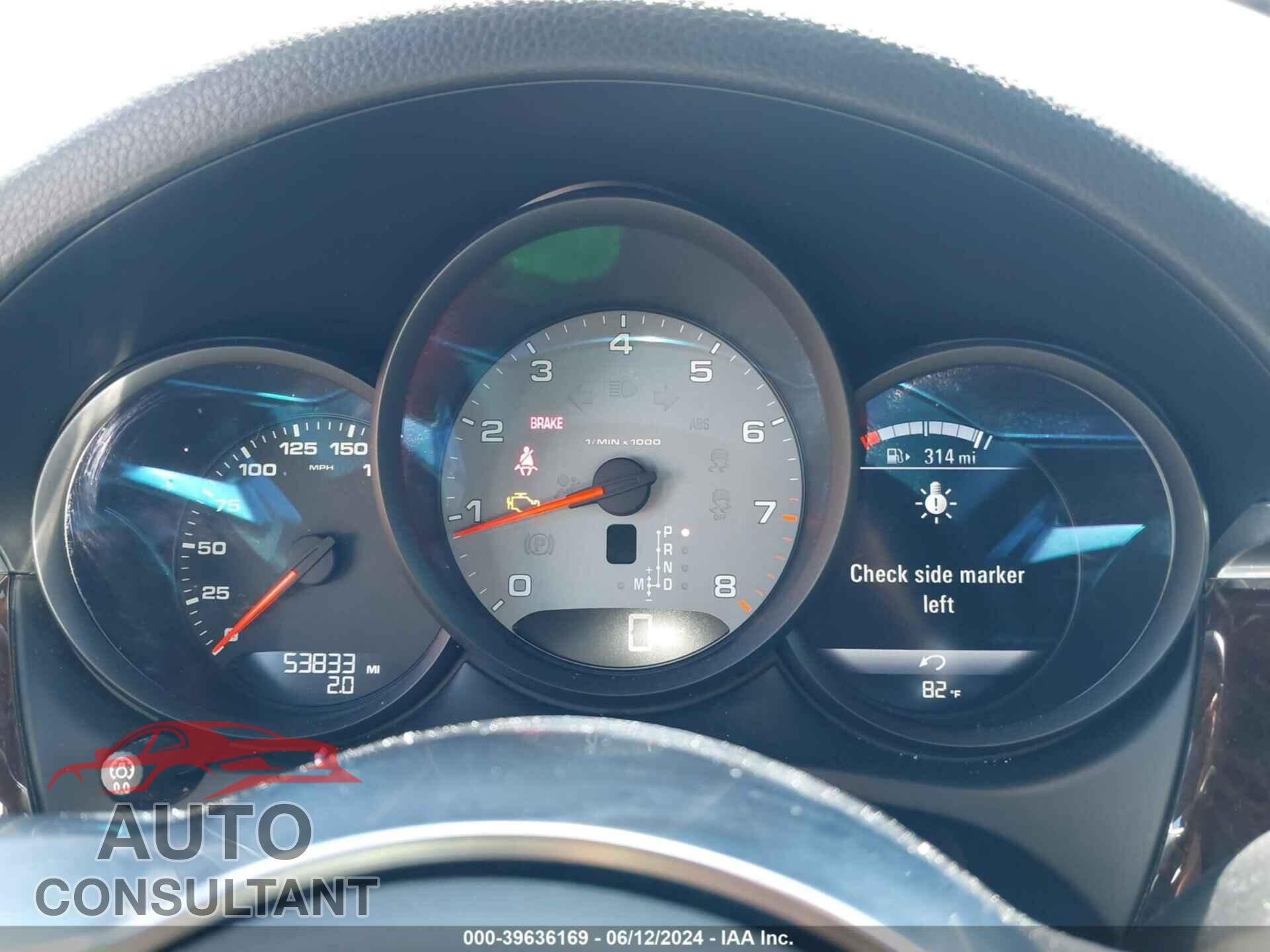 PORSCHE MACAN 2016 - WP1AB2A55GLB43909