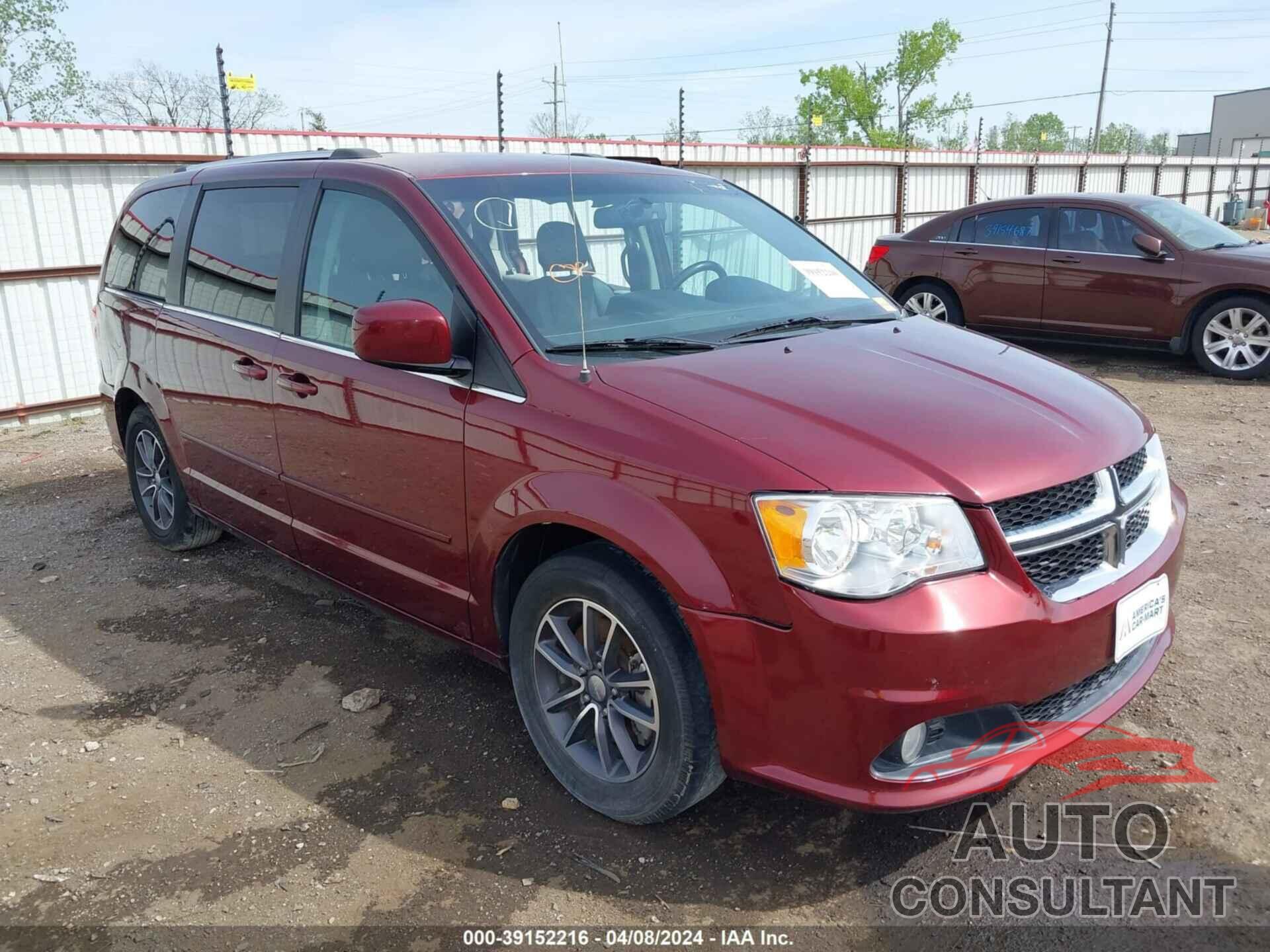 DODGE GRAND CARAVAN 2017 - 2C4RDGCG6HR725973