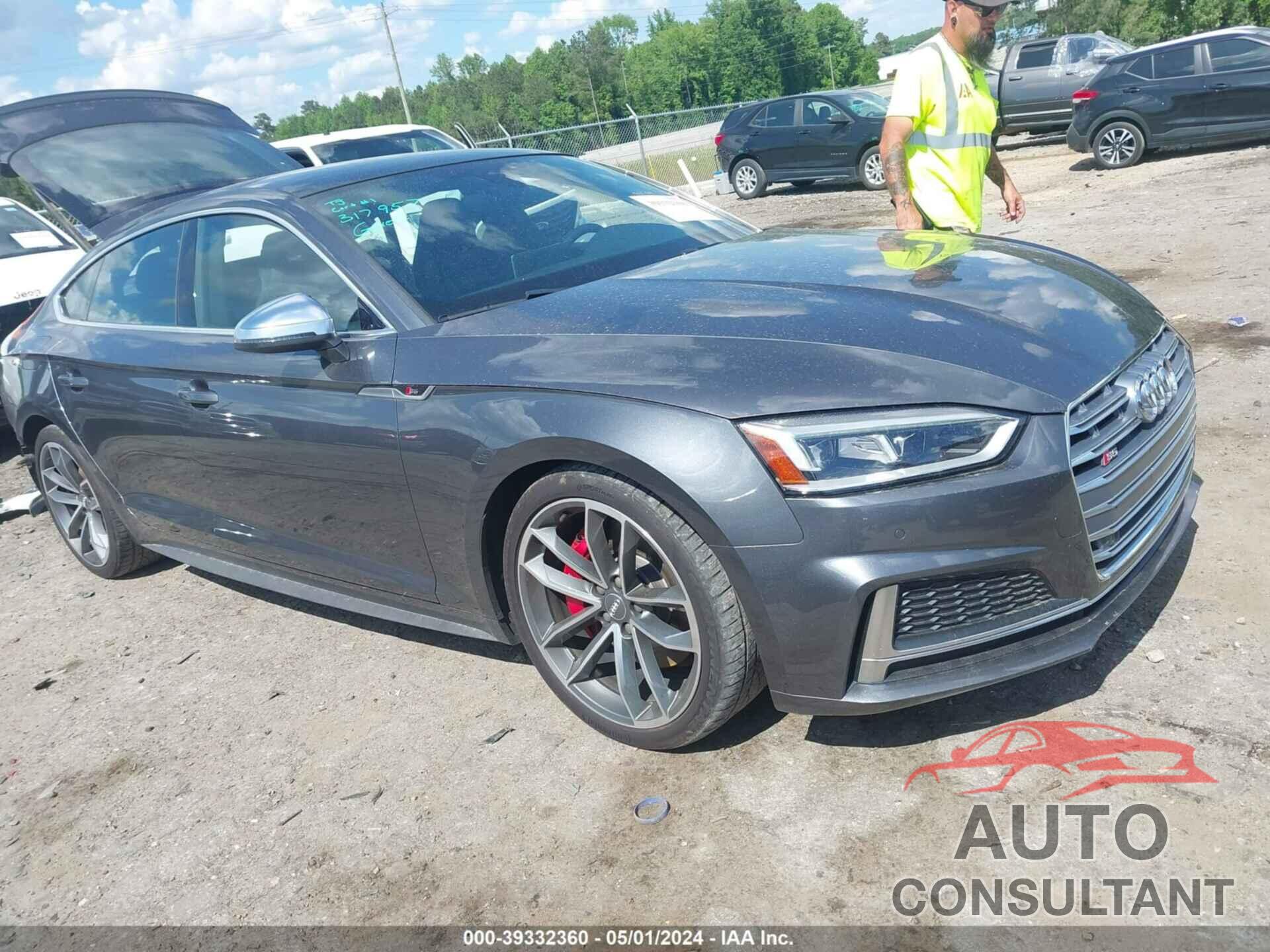 AUDI S5 2019 - WAUB4CF59KA015866