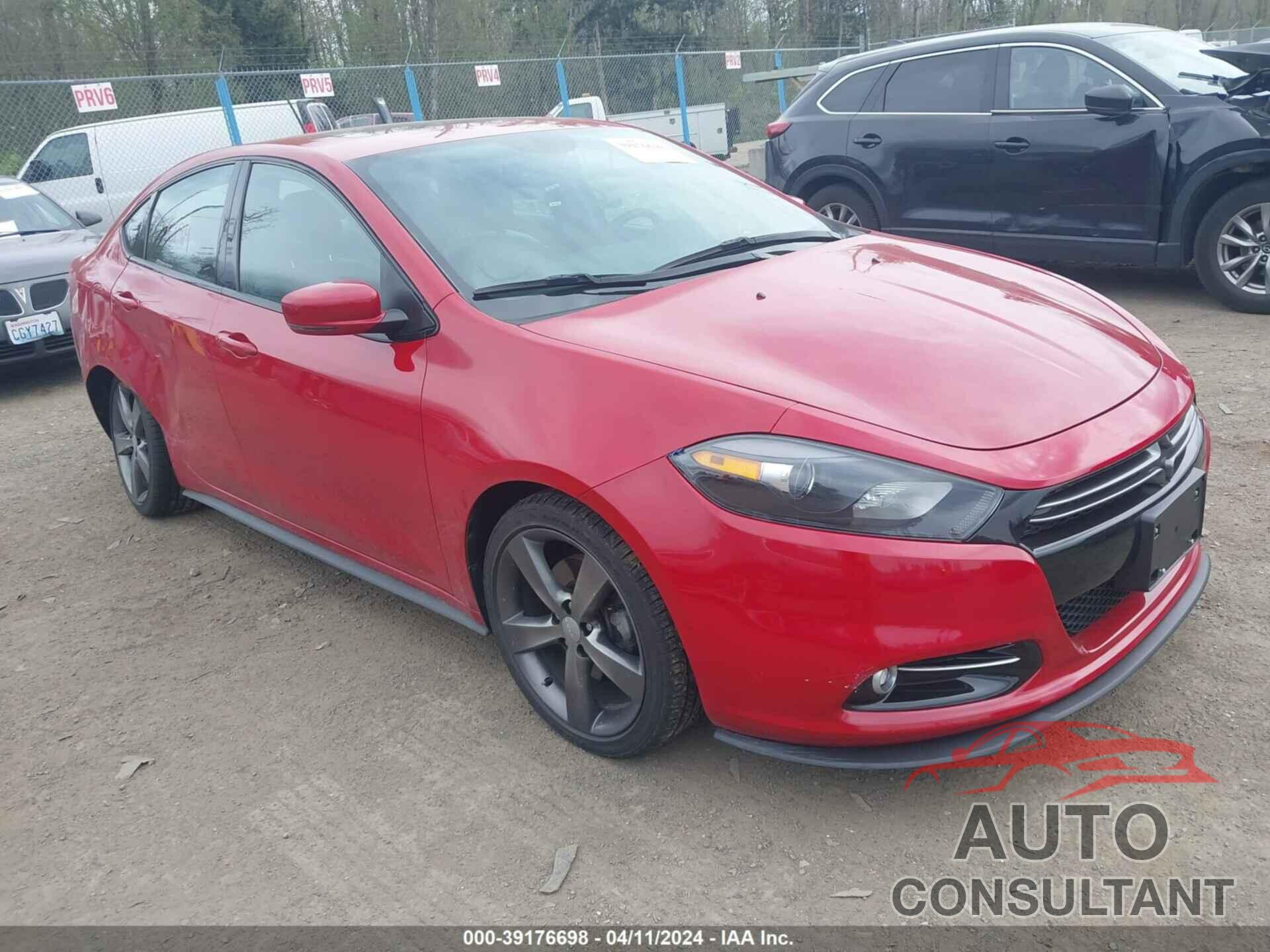 DODGE DART 2016 - 1C3CDFEBOGD549266