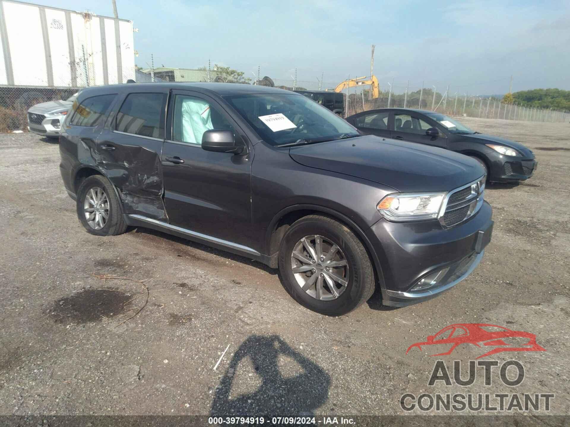 DODGE DURANGO 2017 - 1C4RDHAG0HC669613