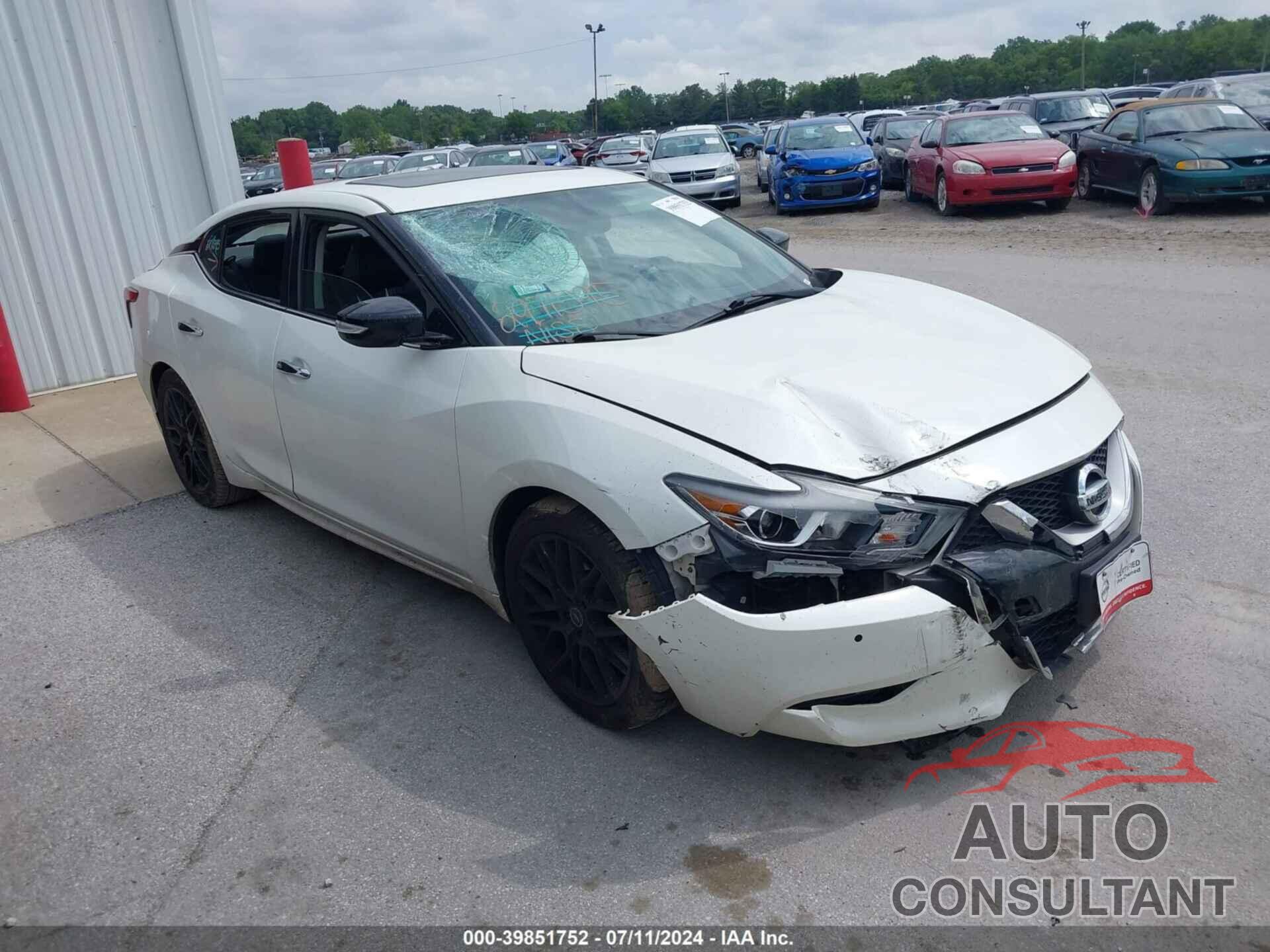 NISSAN MAXIMA 2017 - 1N4AA6APXHC397801