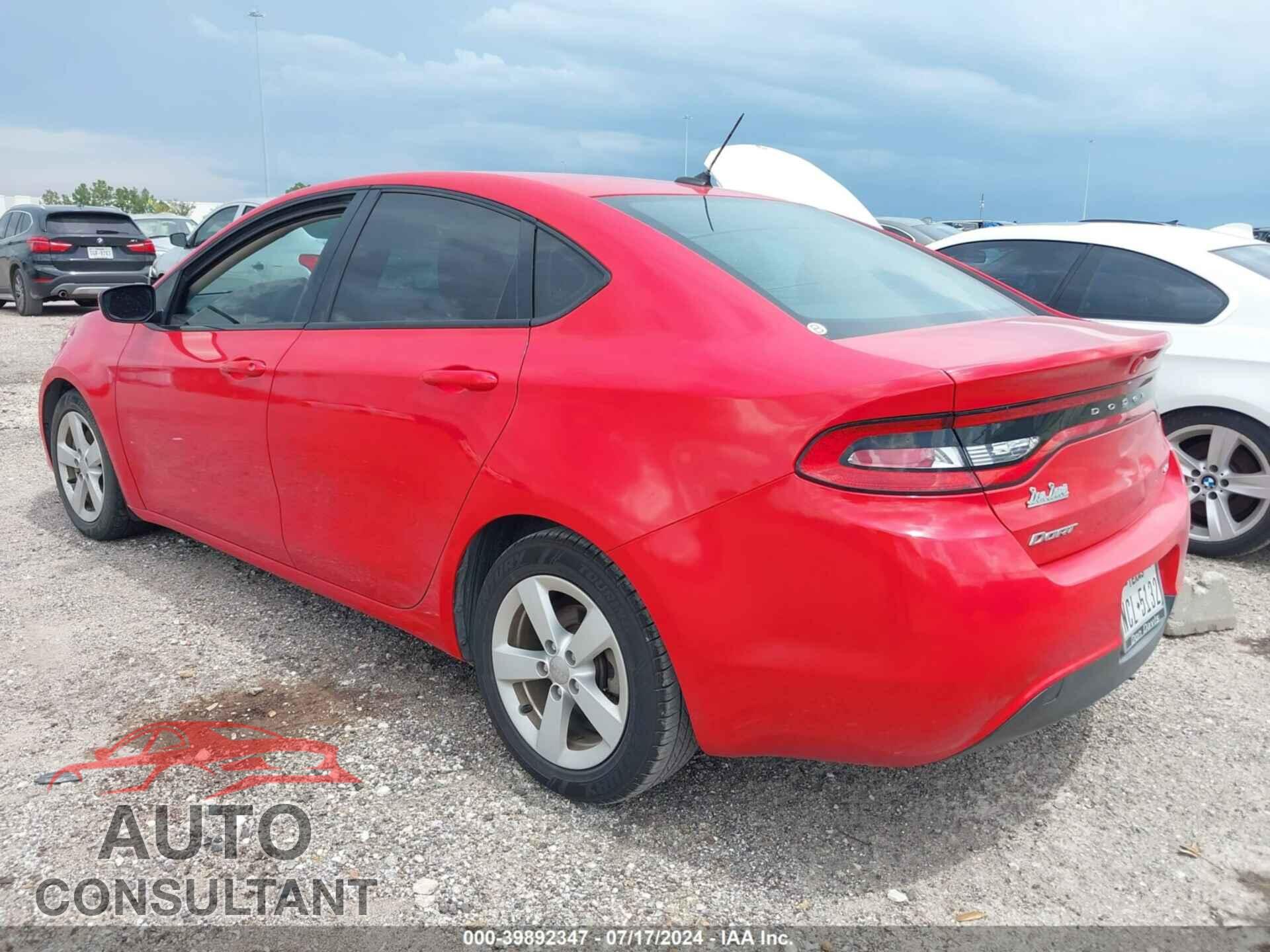 DODGE DART 2016 - 1C3CDFBB7GD750196